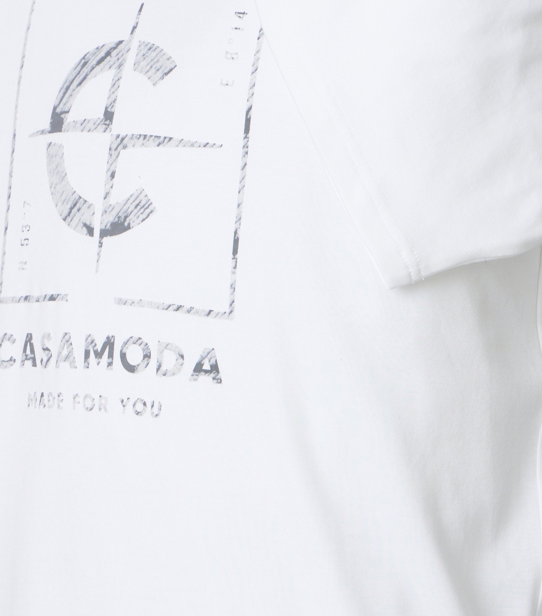 Casa Moda Herren T-Shirts kurz  Weiss