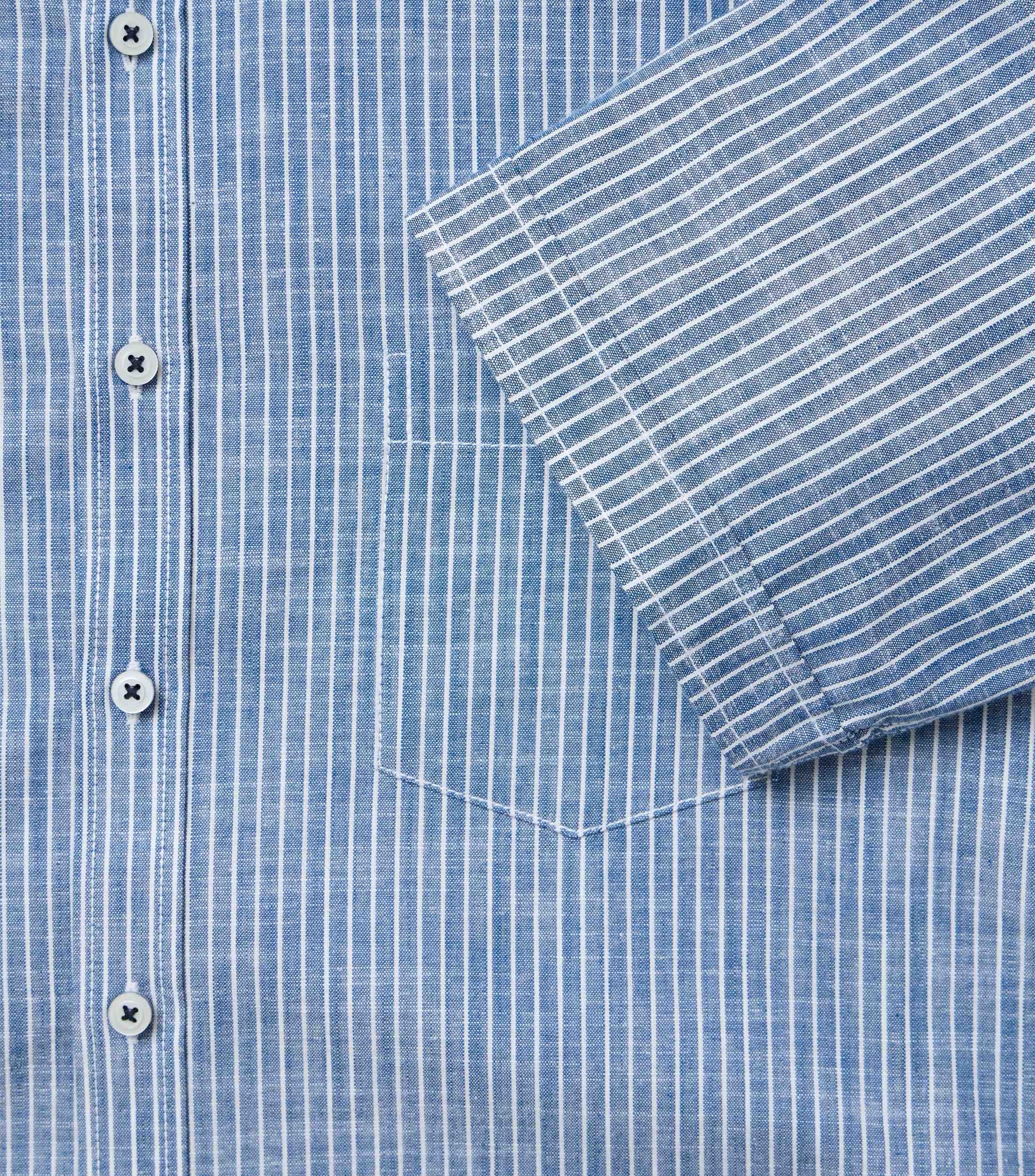 Casa Moda Herren Hemden kurz  Blau