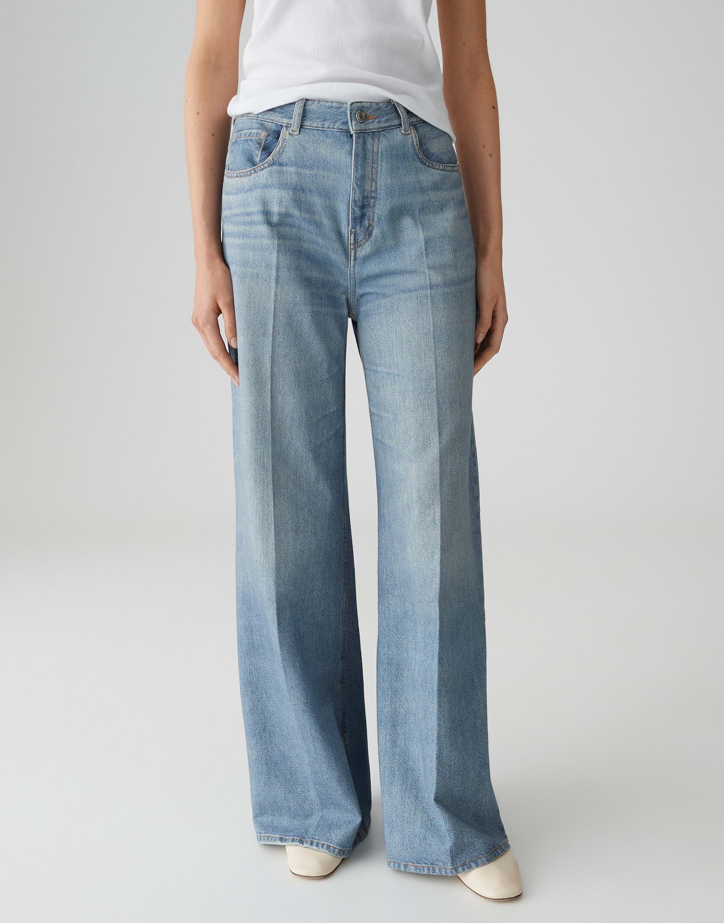 Opus Pants Damen Hosen Mid Ancie