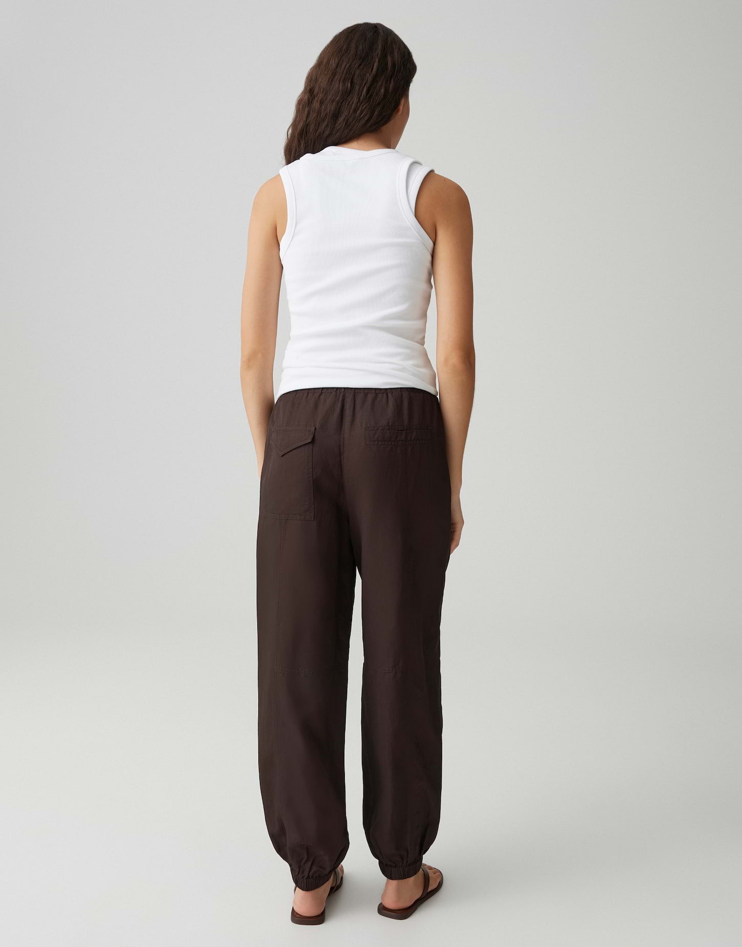 Opus Pants Damen Hosen Coffee Be