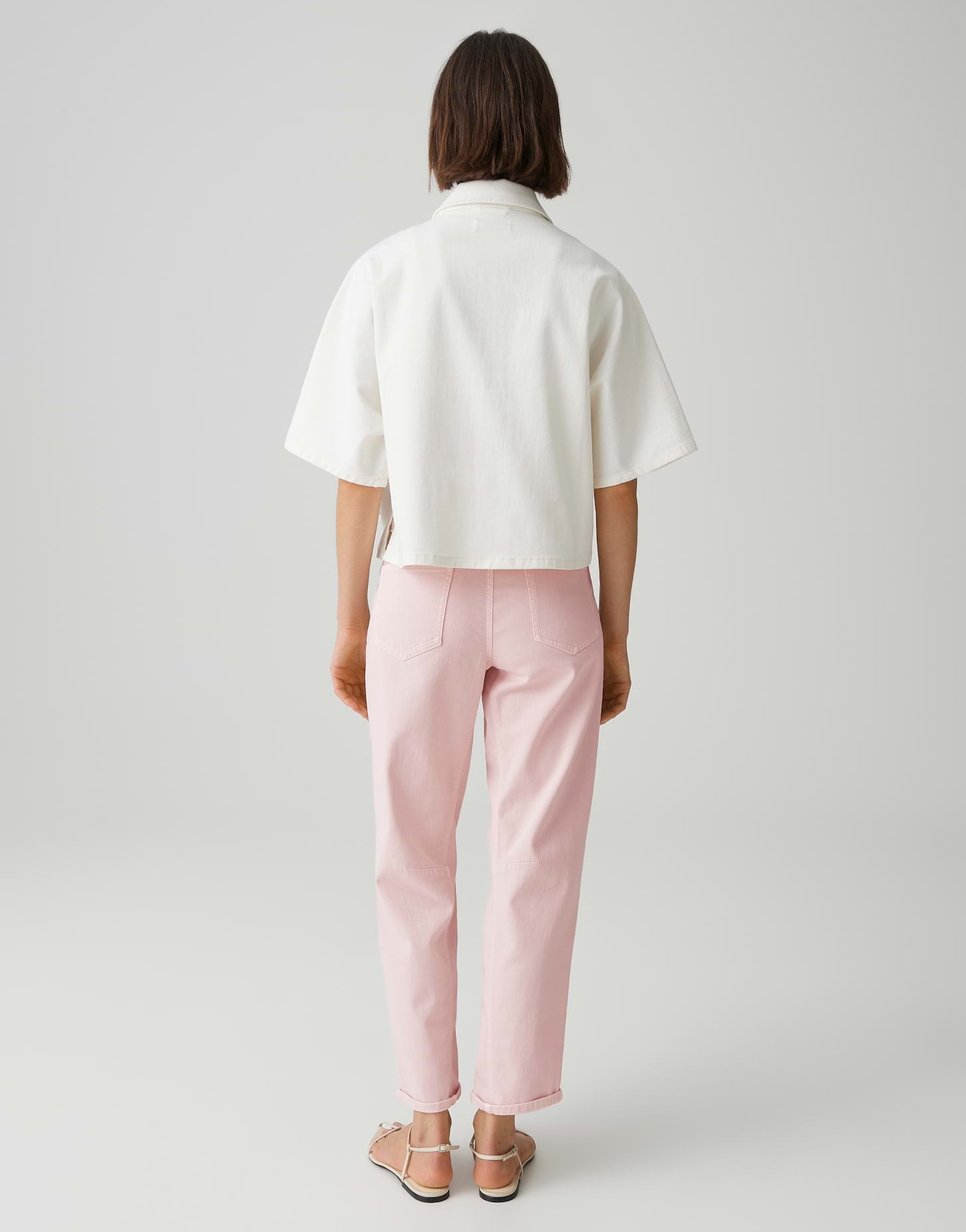 Opus Pants Damen Jeans Rose Tint
