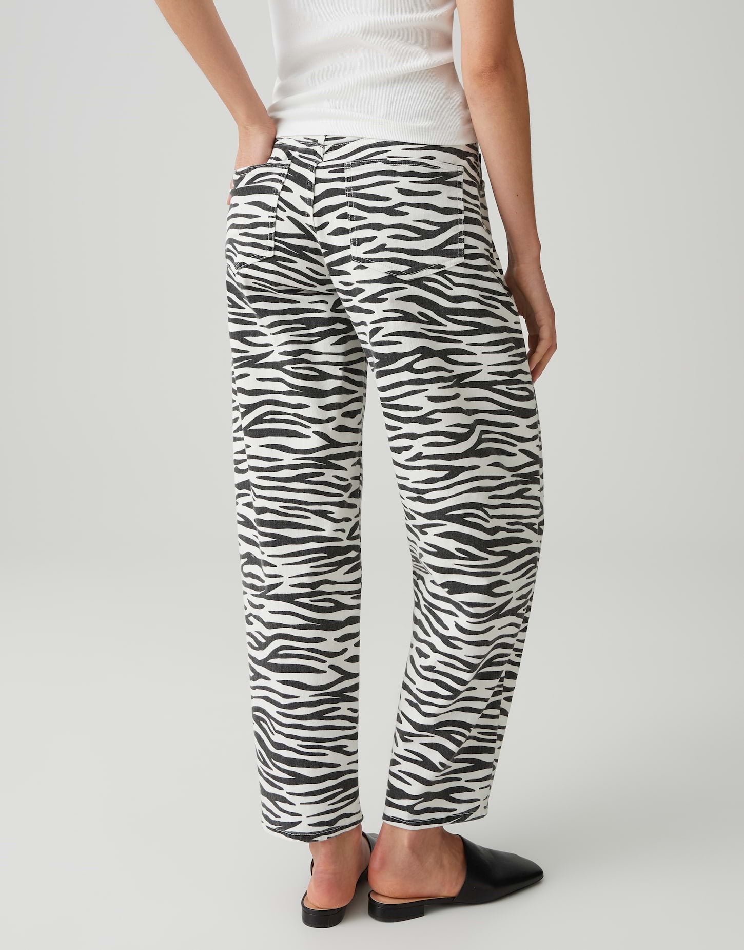 Opus Pants Damen Jeans  Black