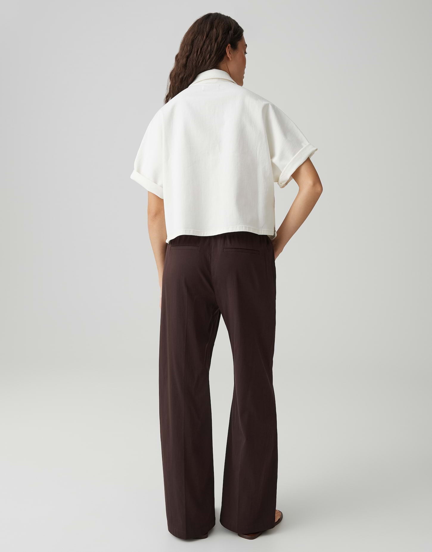 Opus Pants Damen Hosen Coffee Be