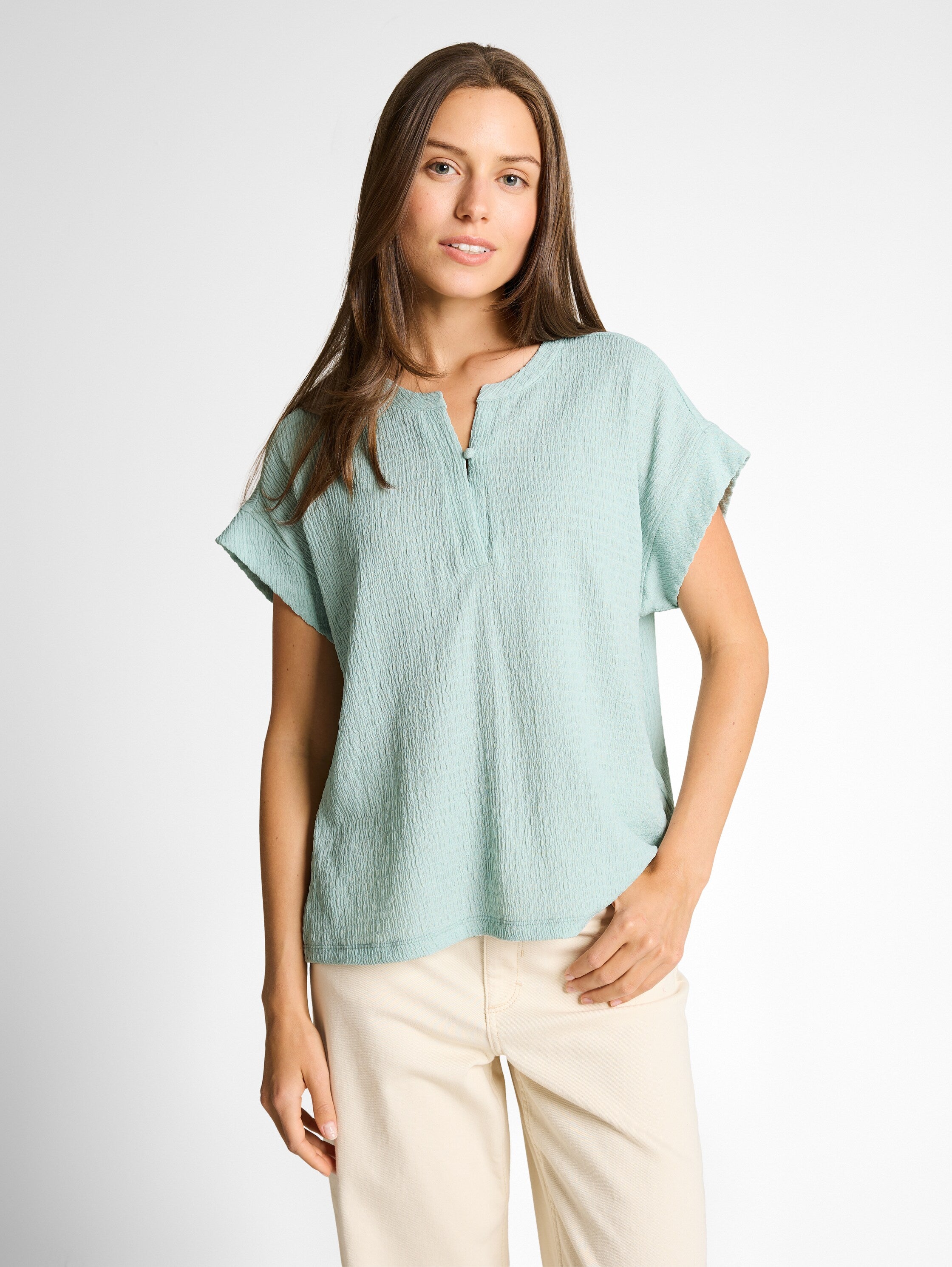 Tom Tailor Damen T-Shirts Blue Haze