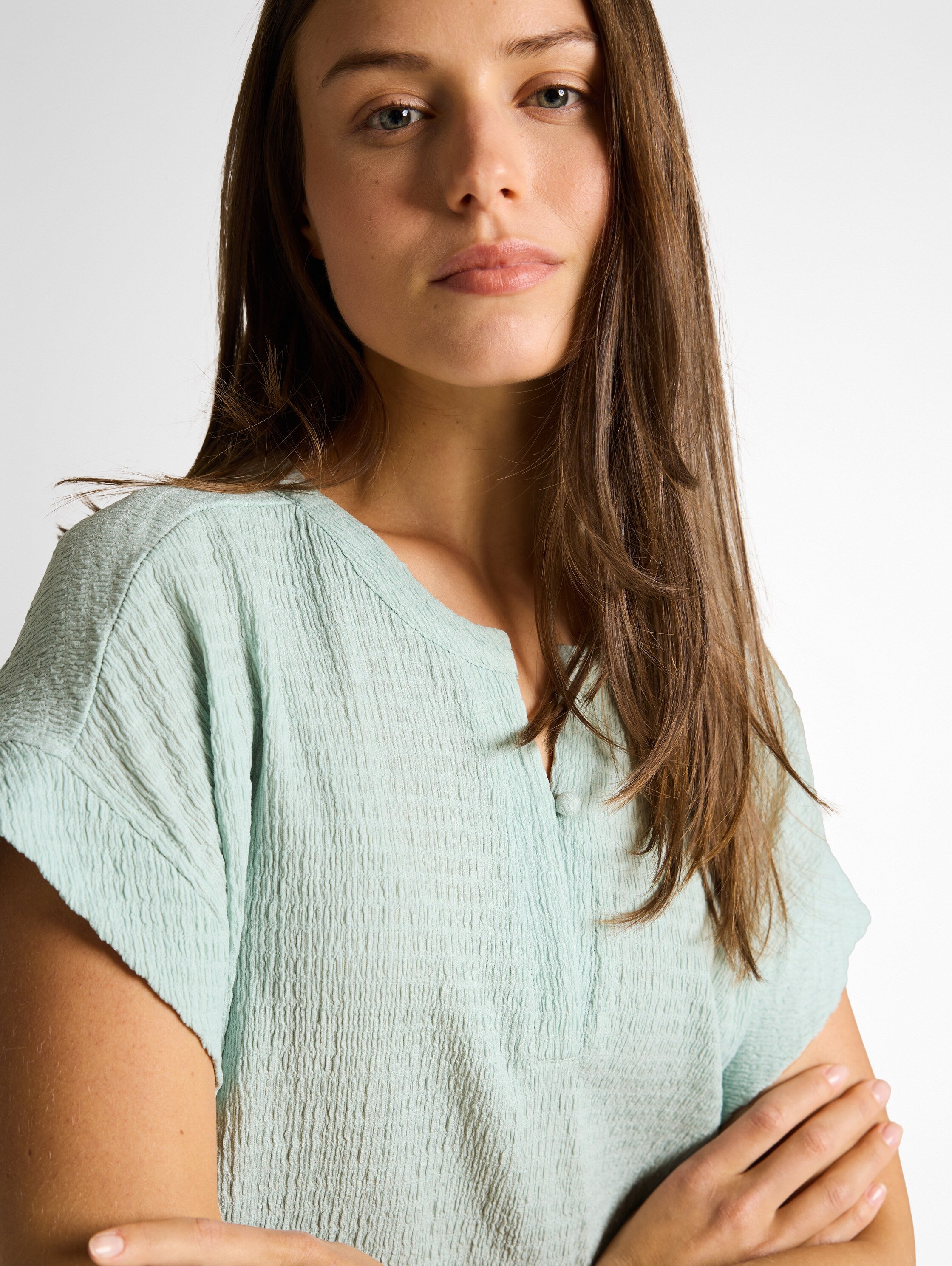 Tom Tailor Damen T-Shirts Blue Haze