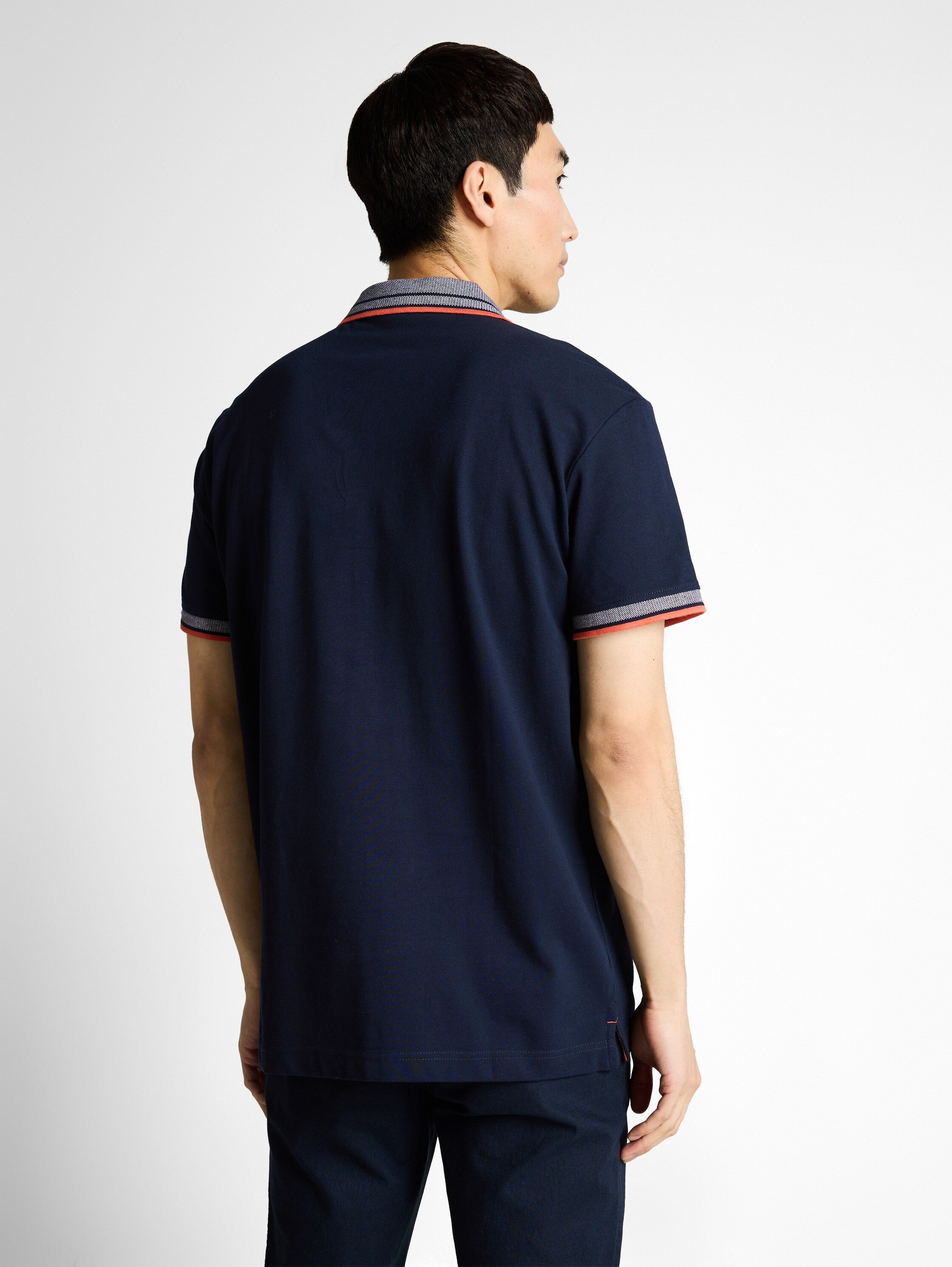 Tom Tailor Herren Polo-Shirts Sky Captain Blu