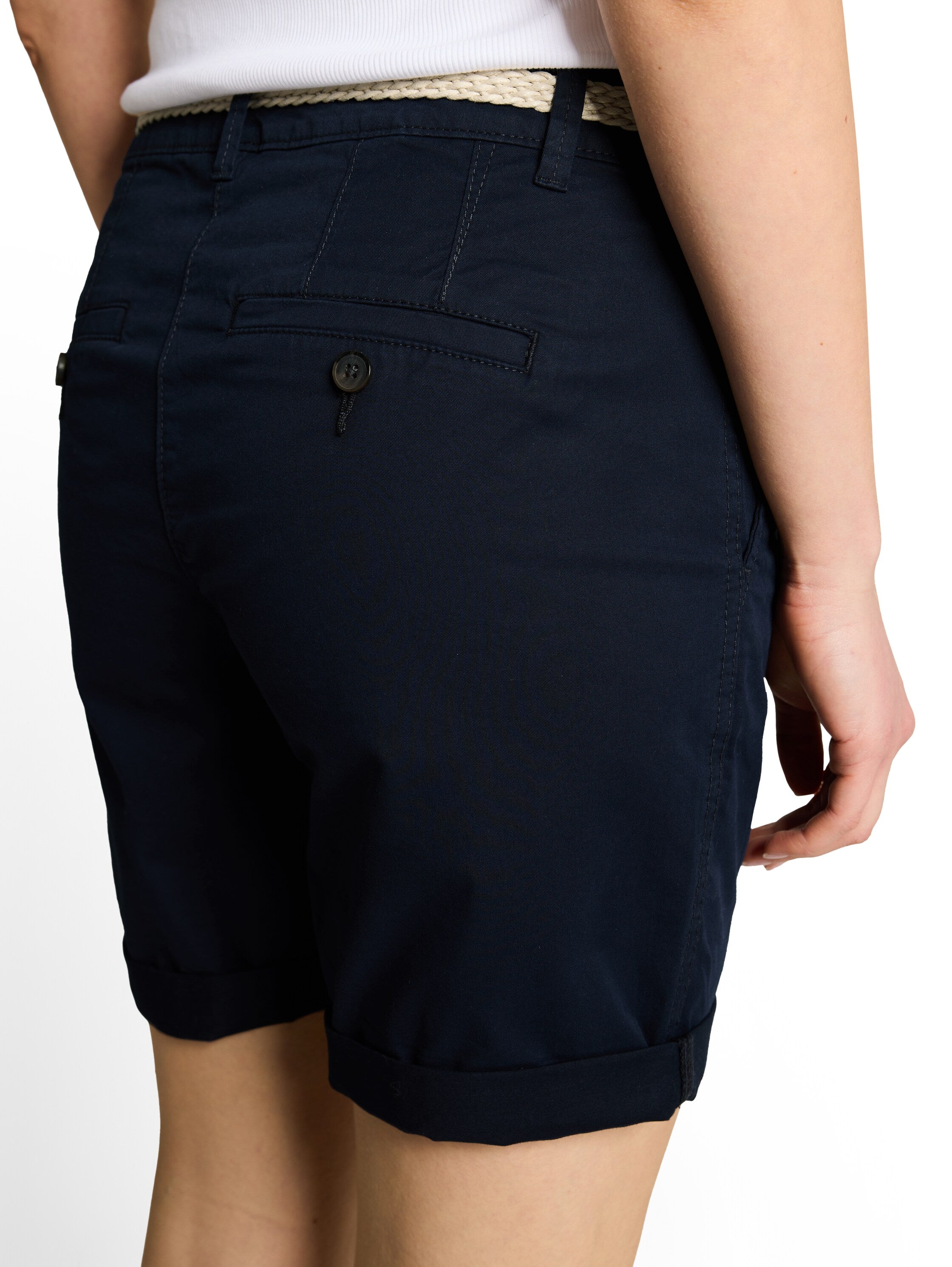 Tom Tailor Damen Shorts Sky Captain Blu