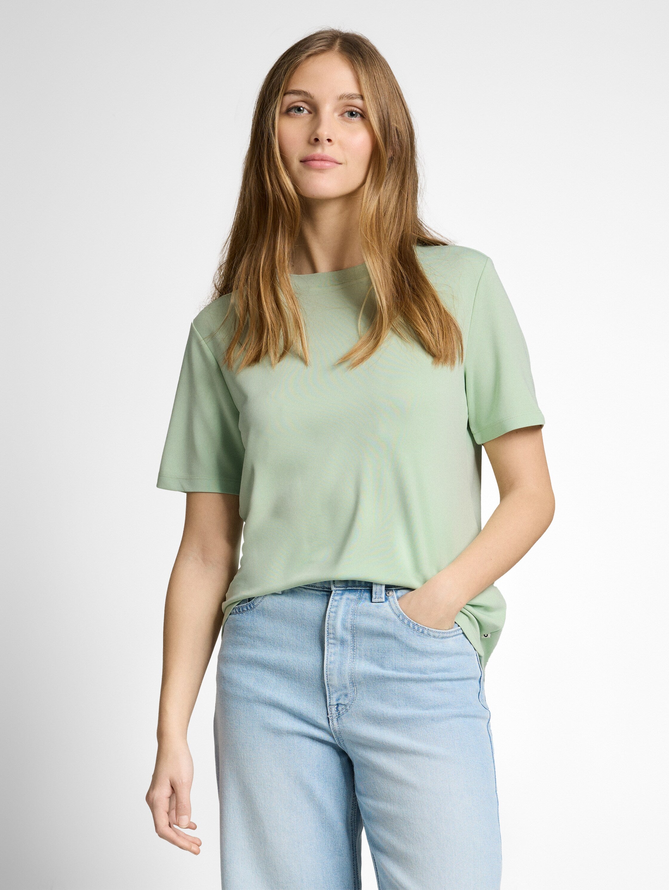 Tom Tailor denim Damen T-Shirts Light Matcha Gr
