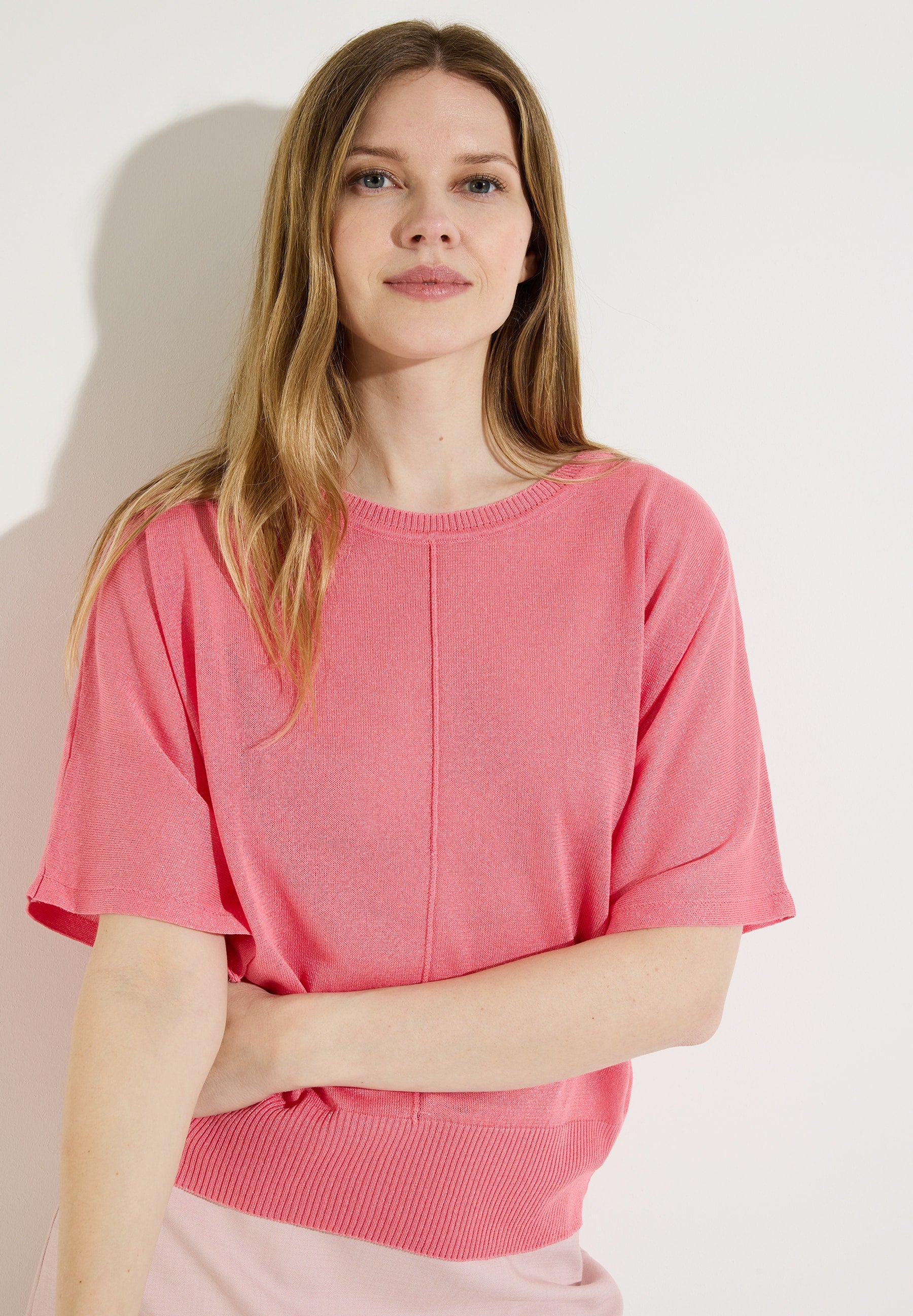 More & More Damen Pullover Faded Rose