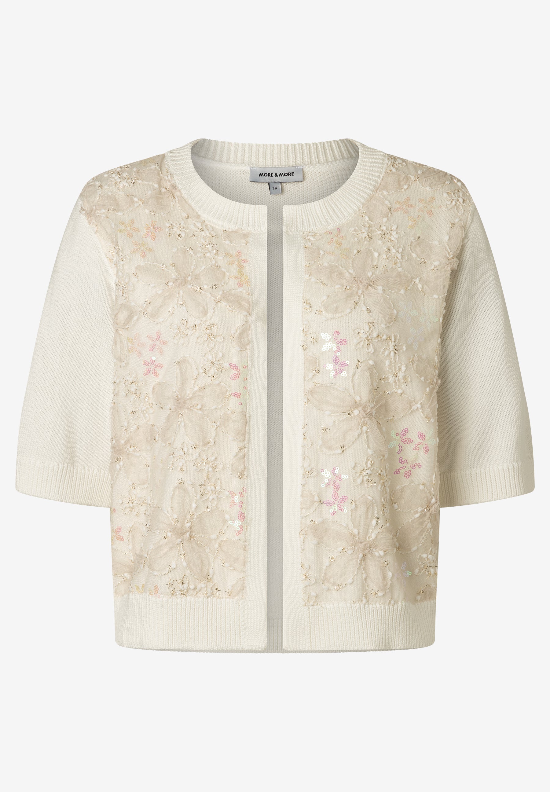 More & More Damen Strickjacken  Off White
