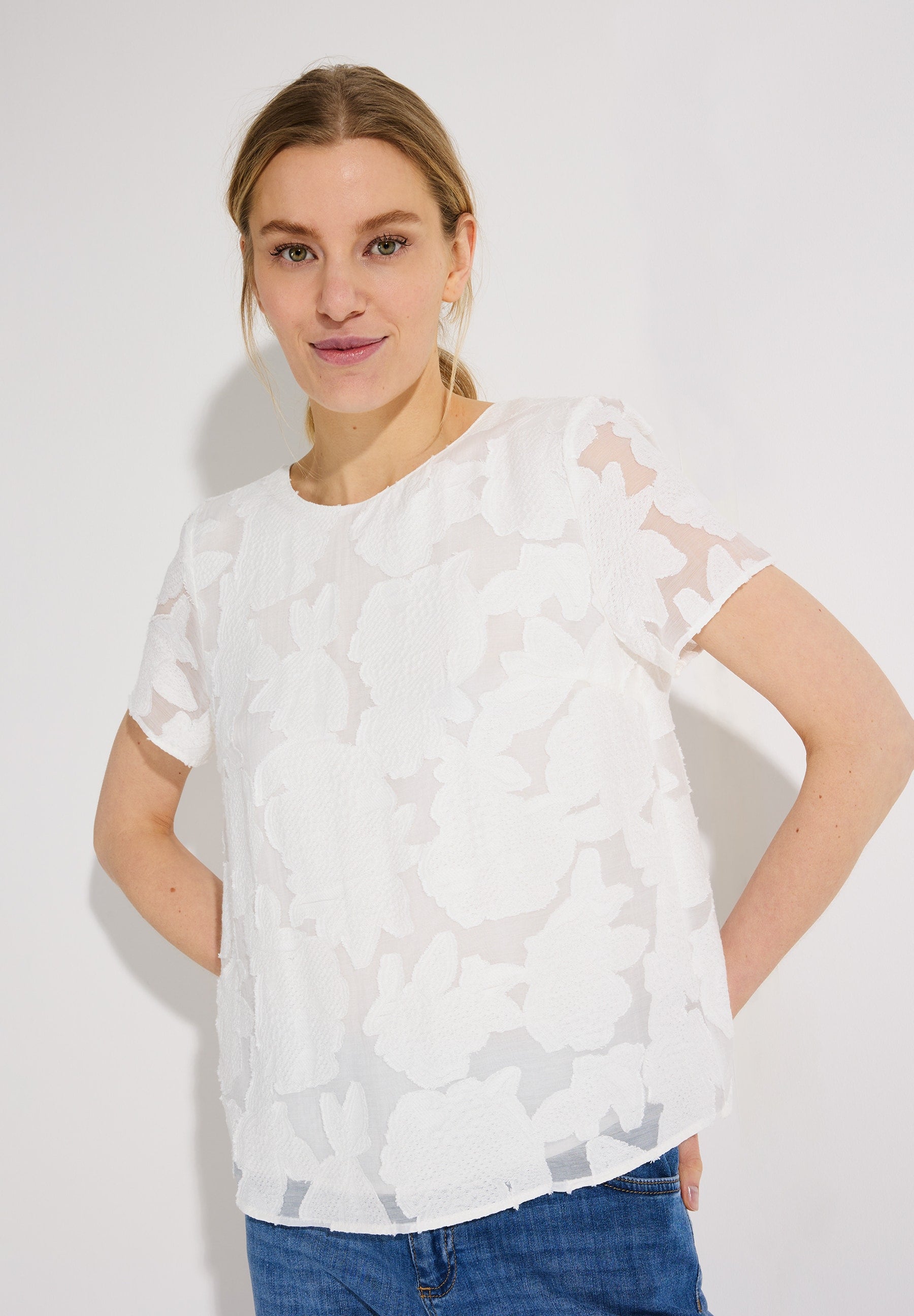 More & More Damen Blazer  Off White