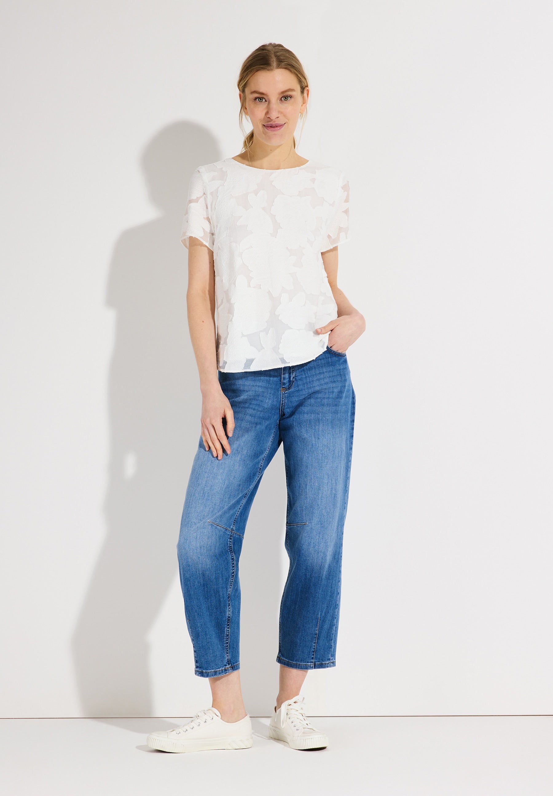 More & More Damen Blazer Off White