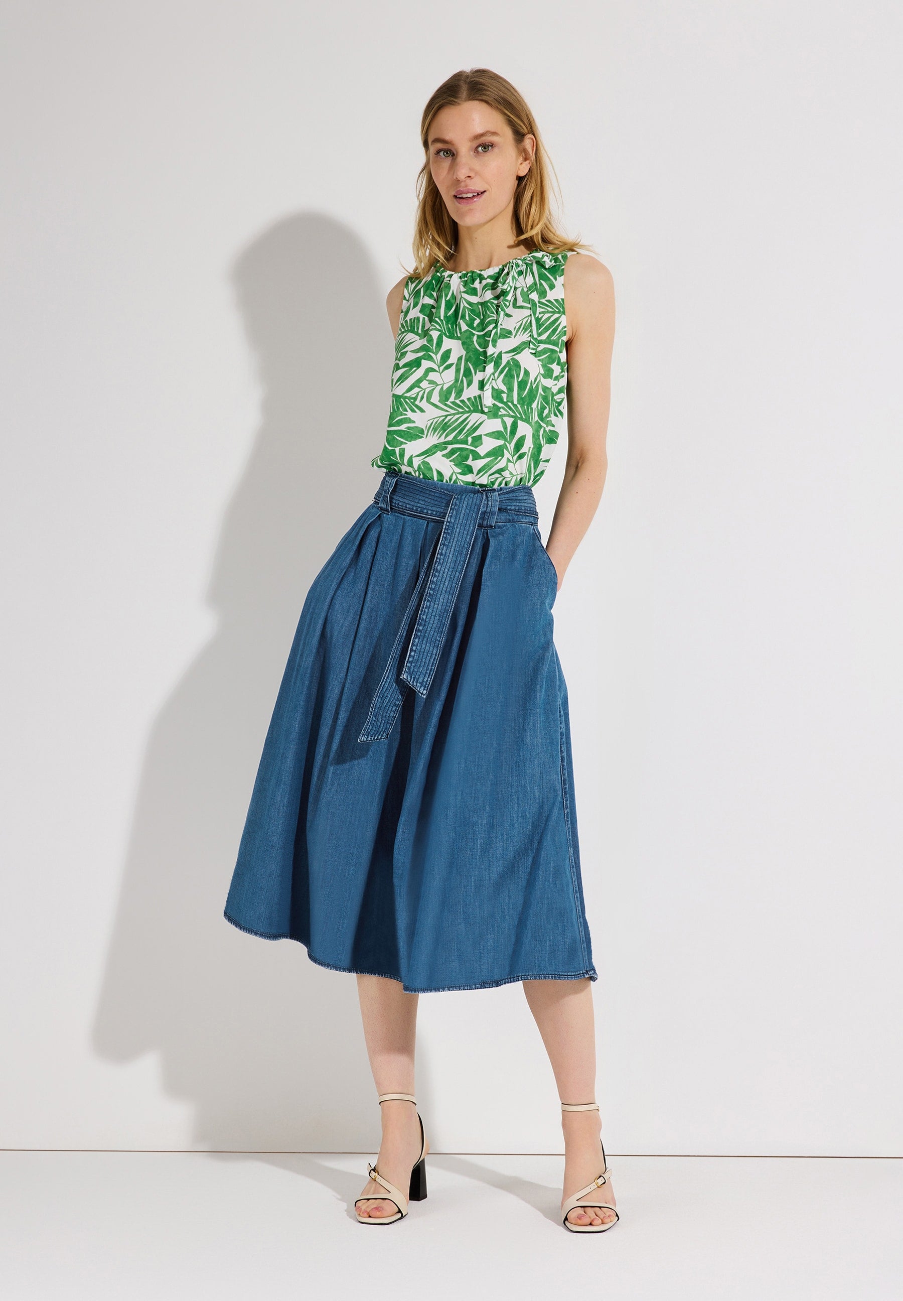 More & More Damen Rock Middle Blu