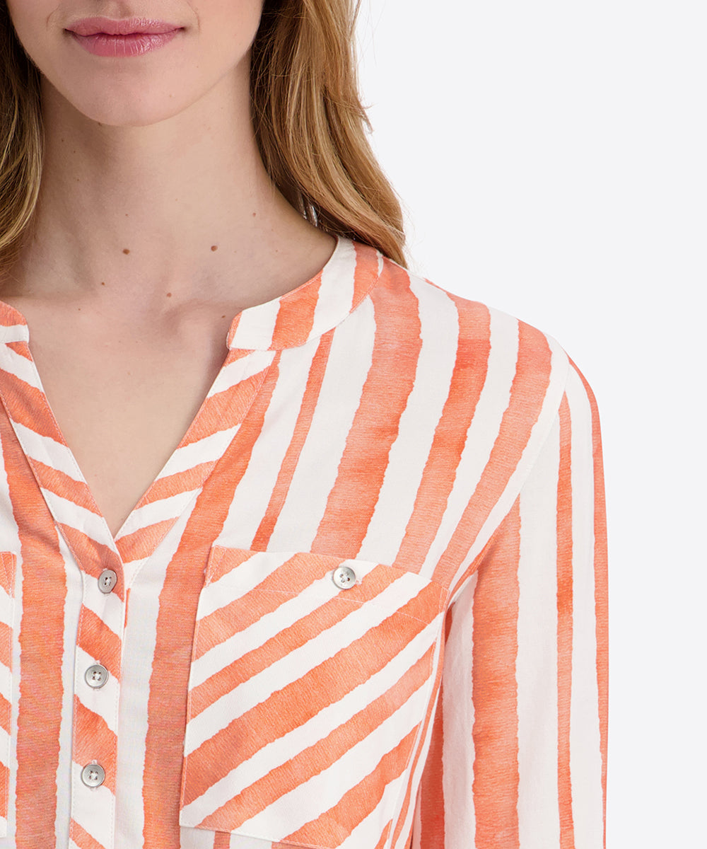 Timezone Damen Blusen Papaya St