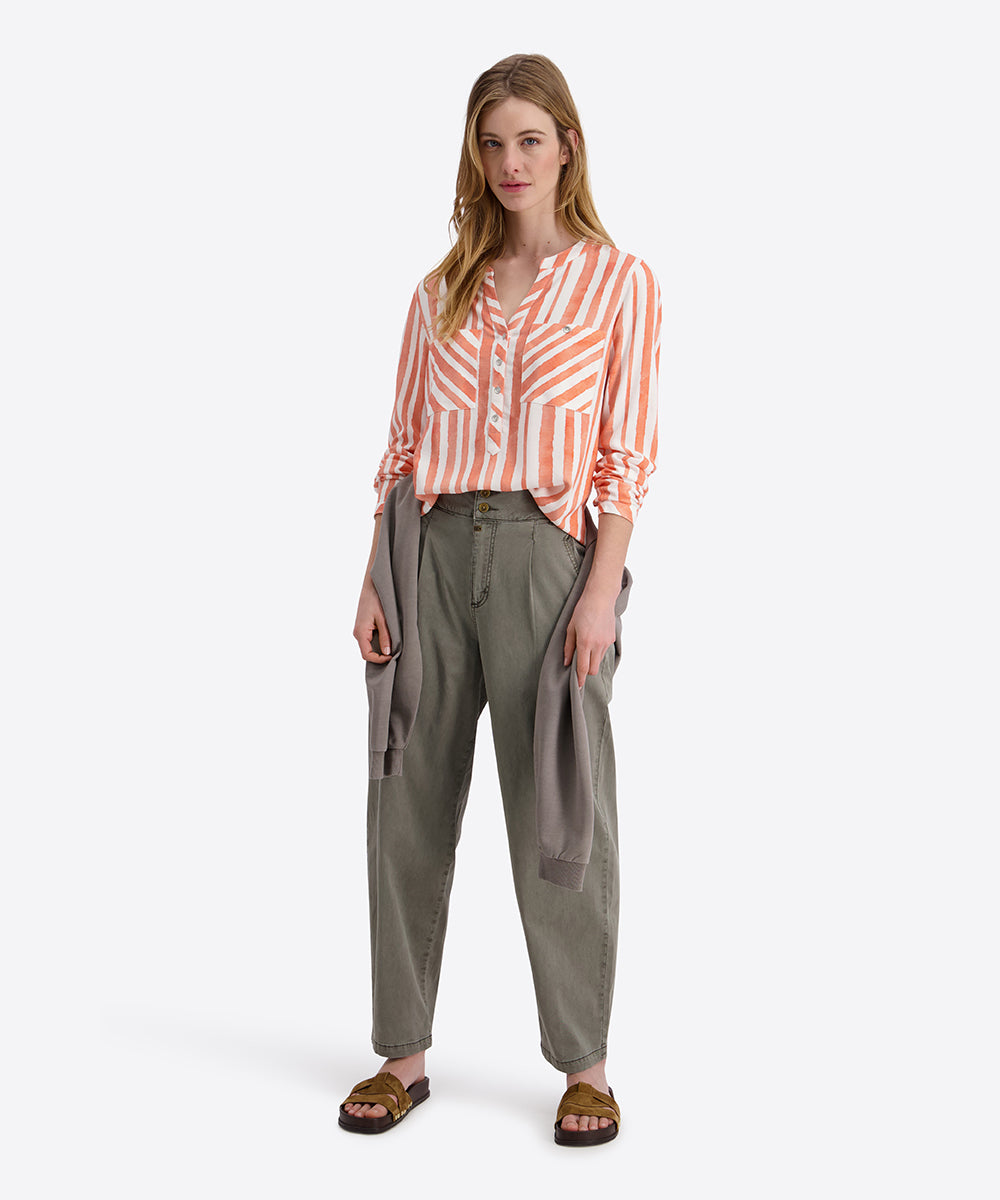 Timezone Damen Blusen Papaya St