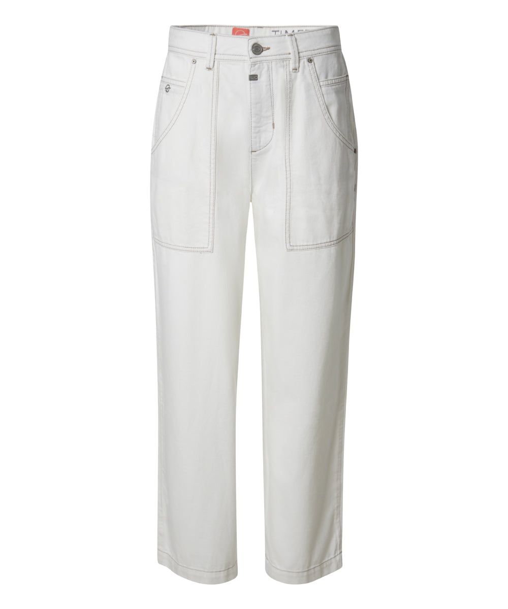 Timezone Damen Jeans  Ecru Whit