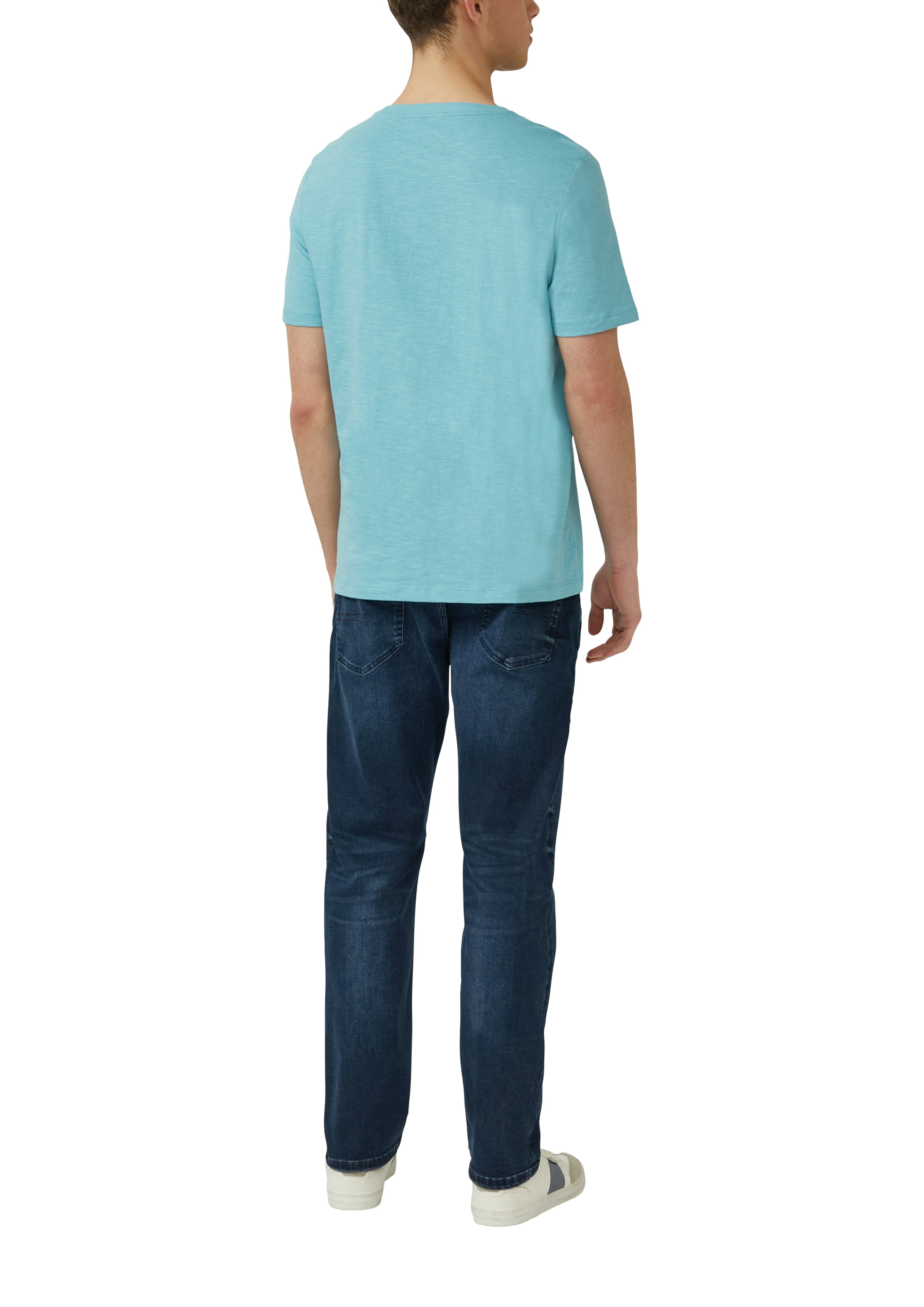 S. Oliver red Herren T-Shirts kurz Blue Green