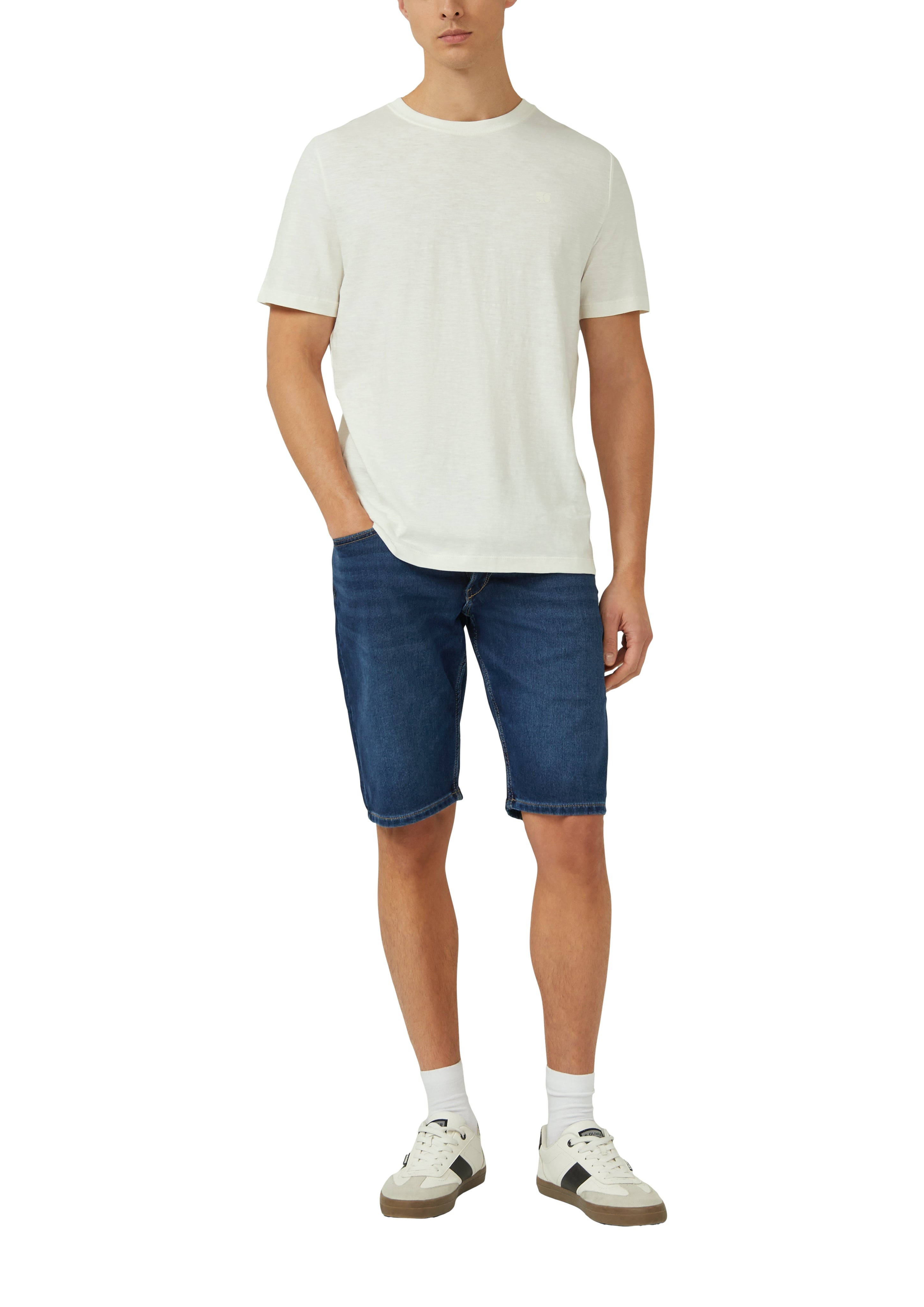 S. Oliver red Herren Shorts Blue
