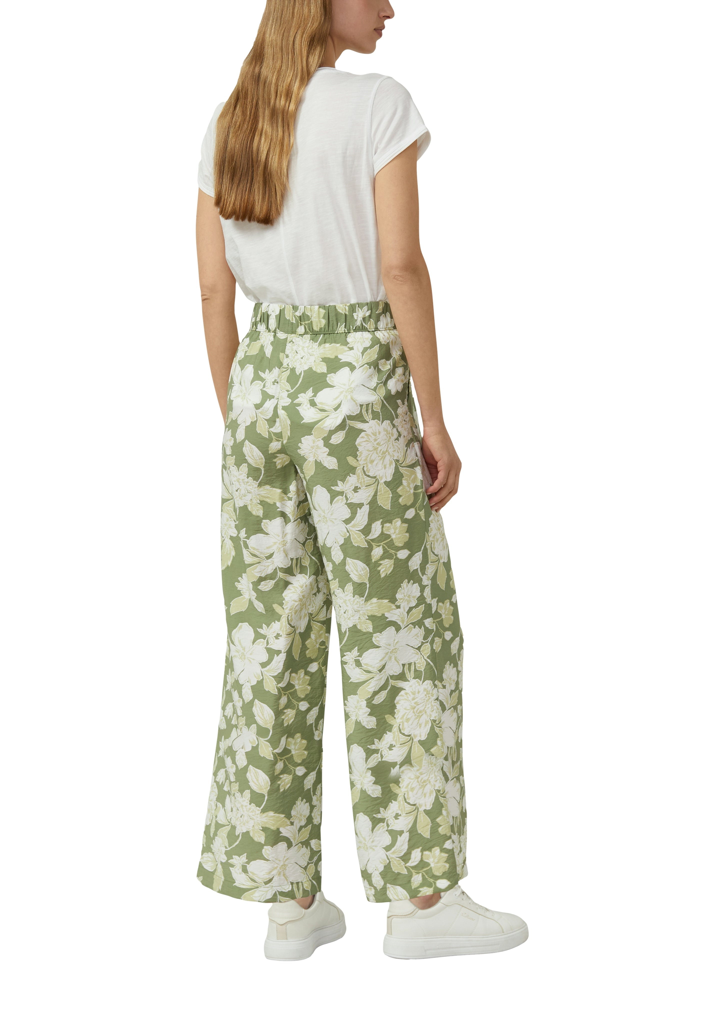 S. Oliver red Damen Hosen Green