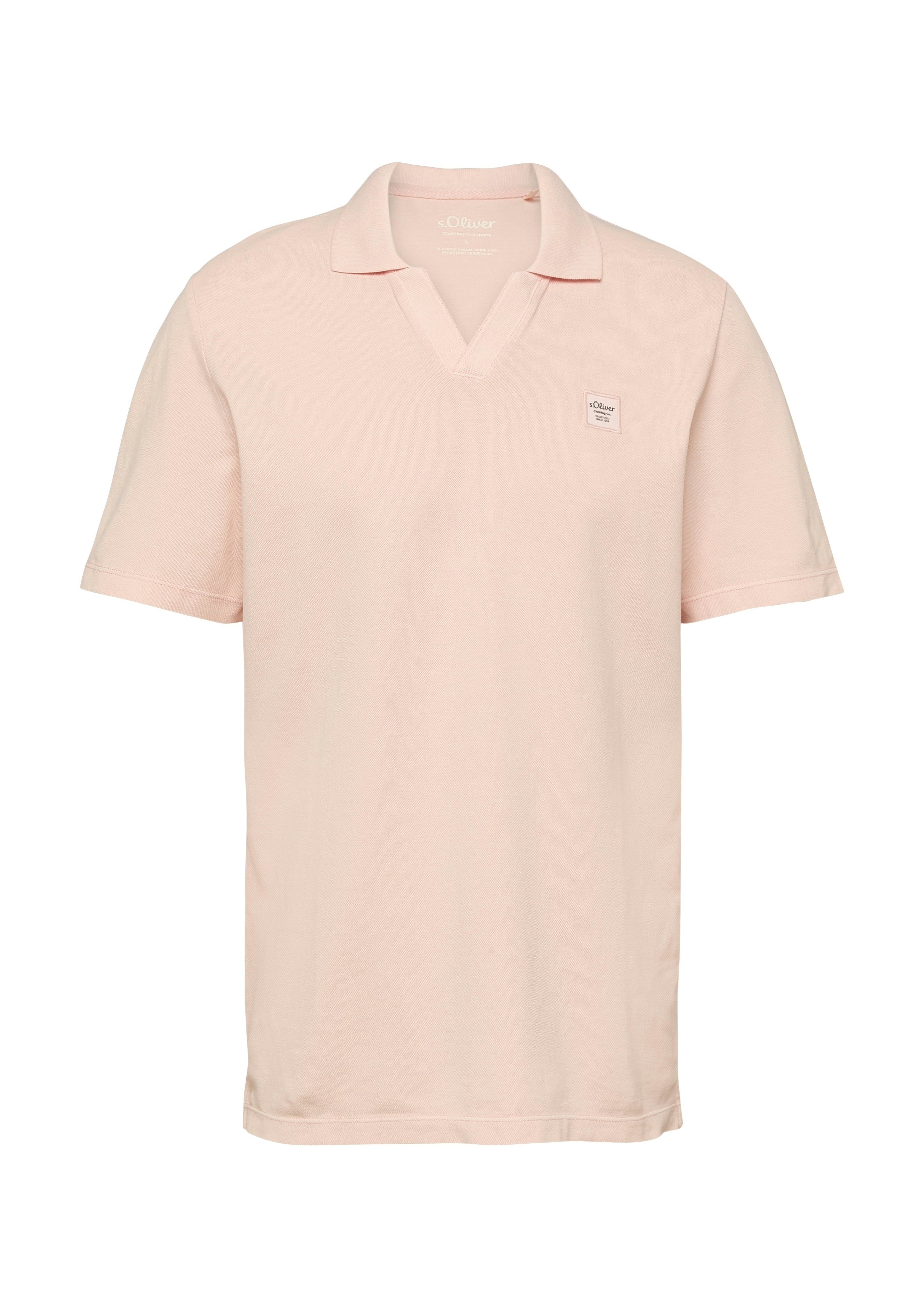 S. Oliver red Herren Polo-Shirts Lilac/Pink