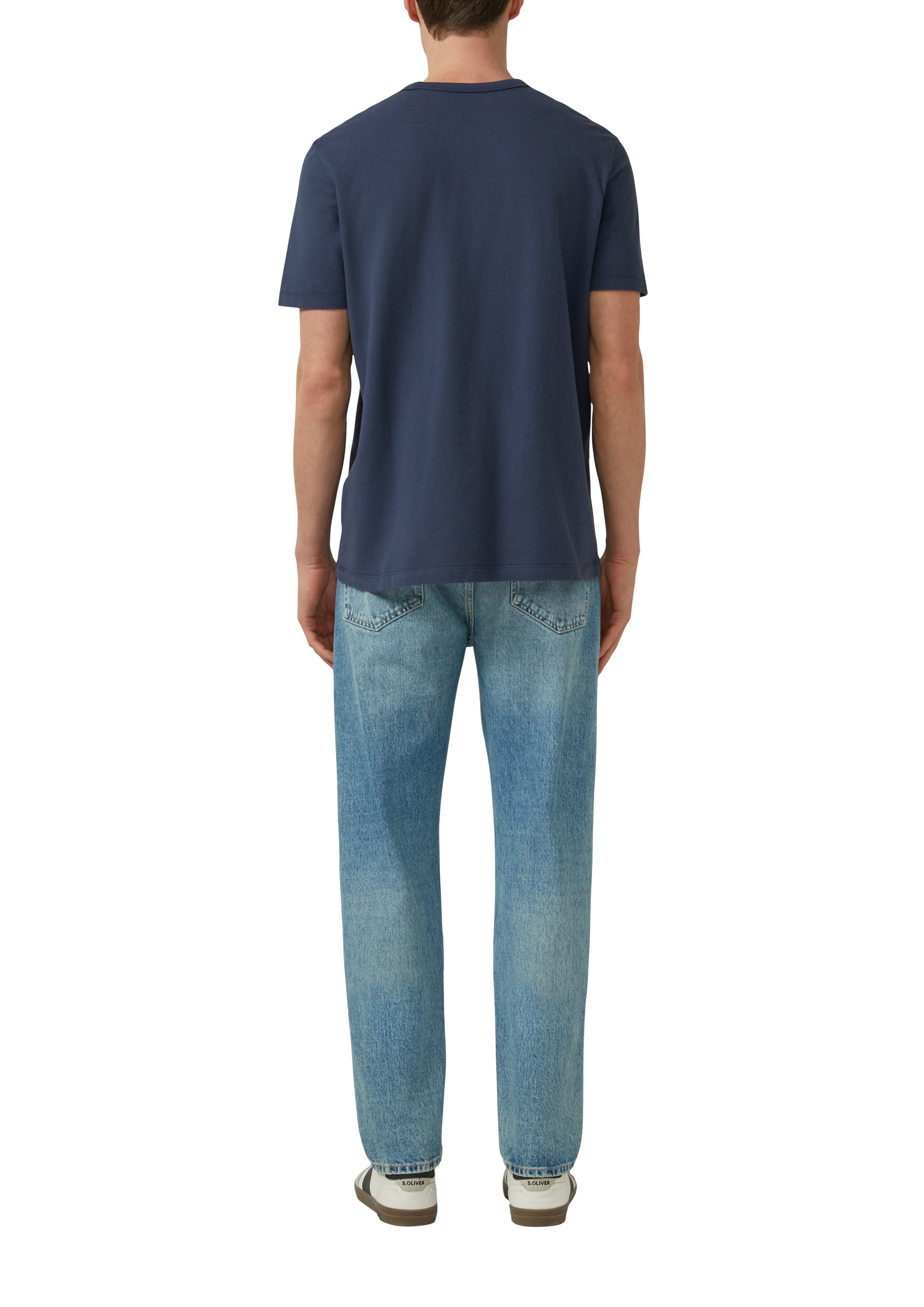 S. Oliver red Herren T-Shirts kurz Blue