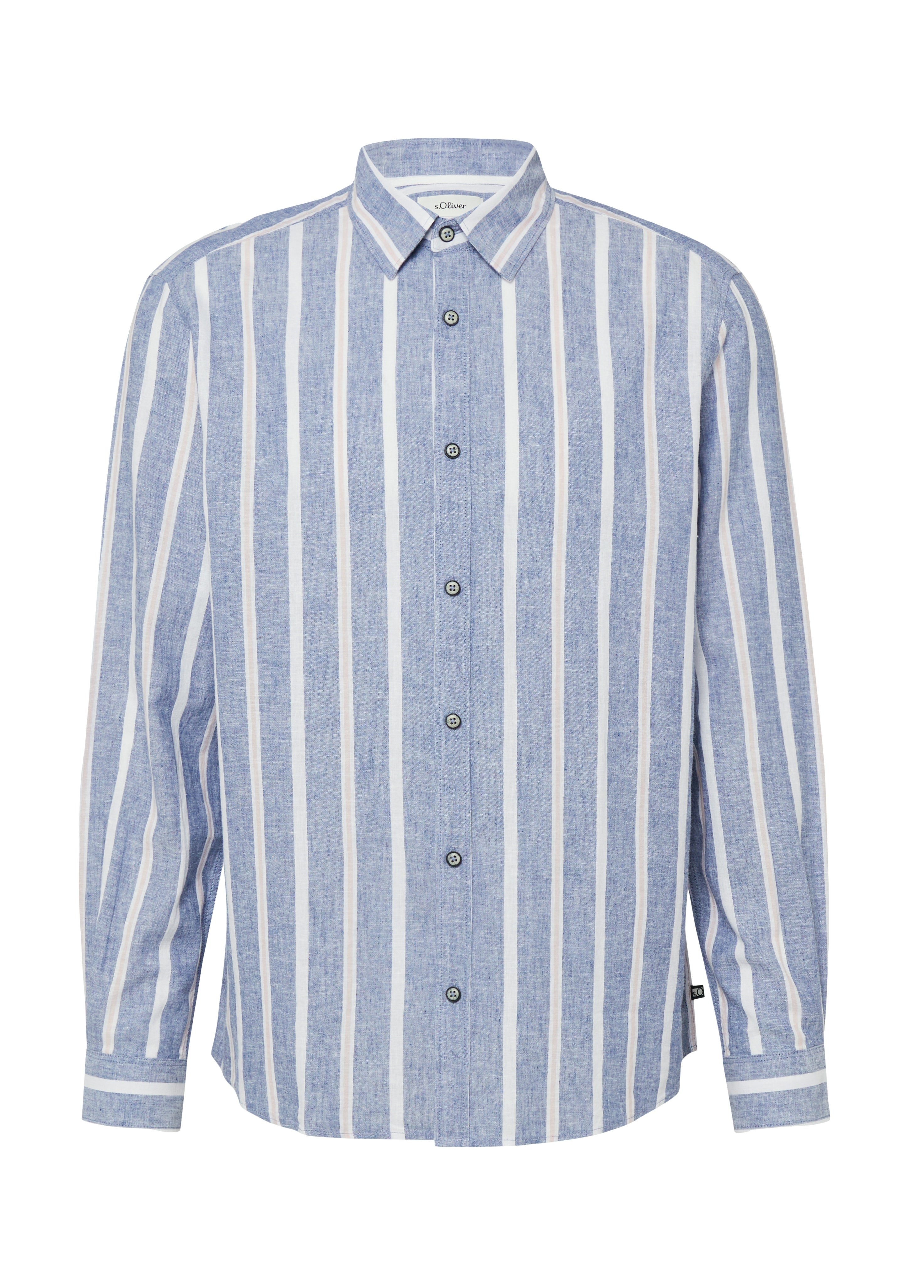 S. Oliver red Herren Hemden lang Blue