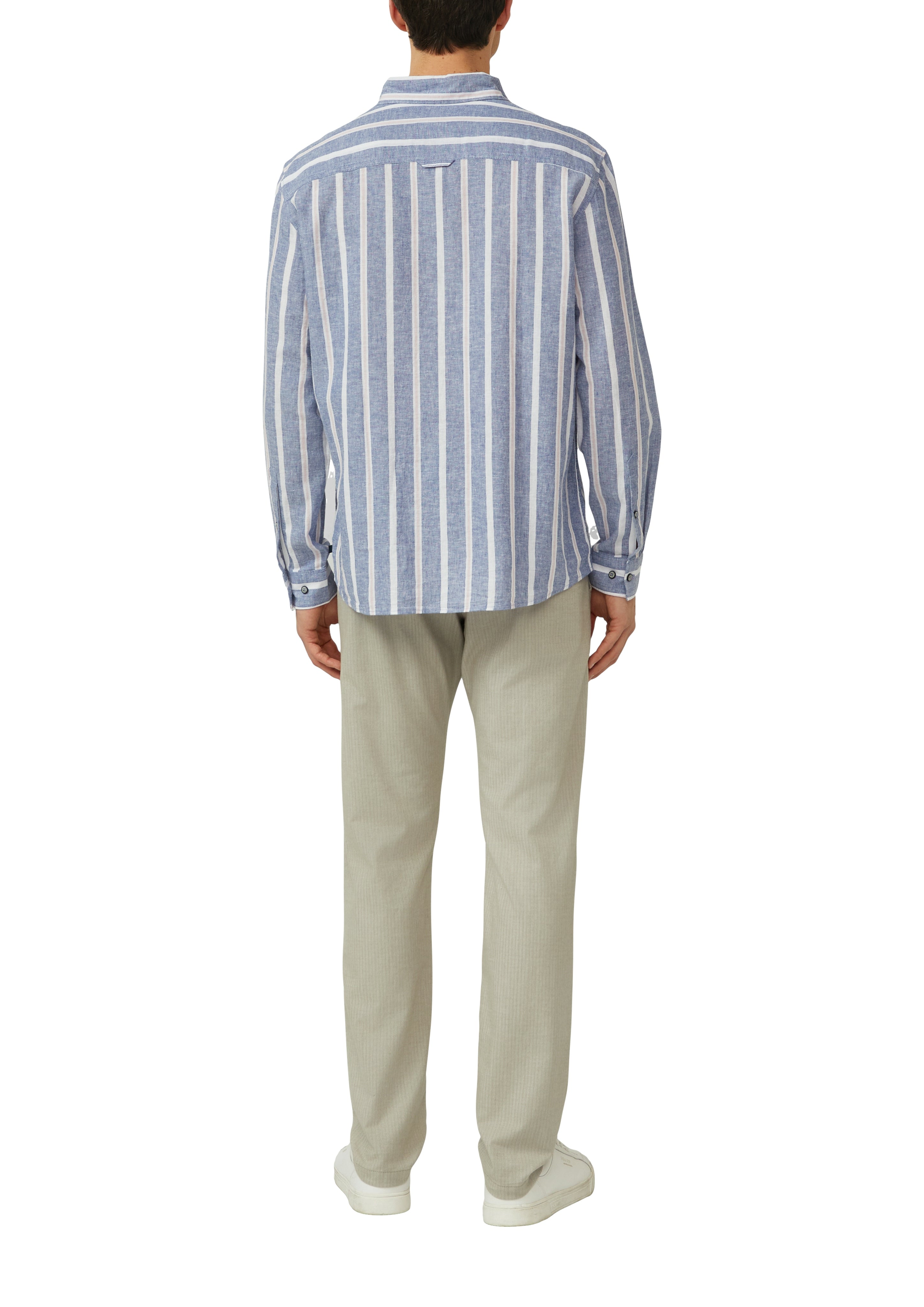 S. Oliver red Herren Hemden lang Blue