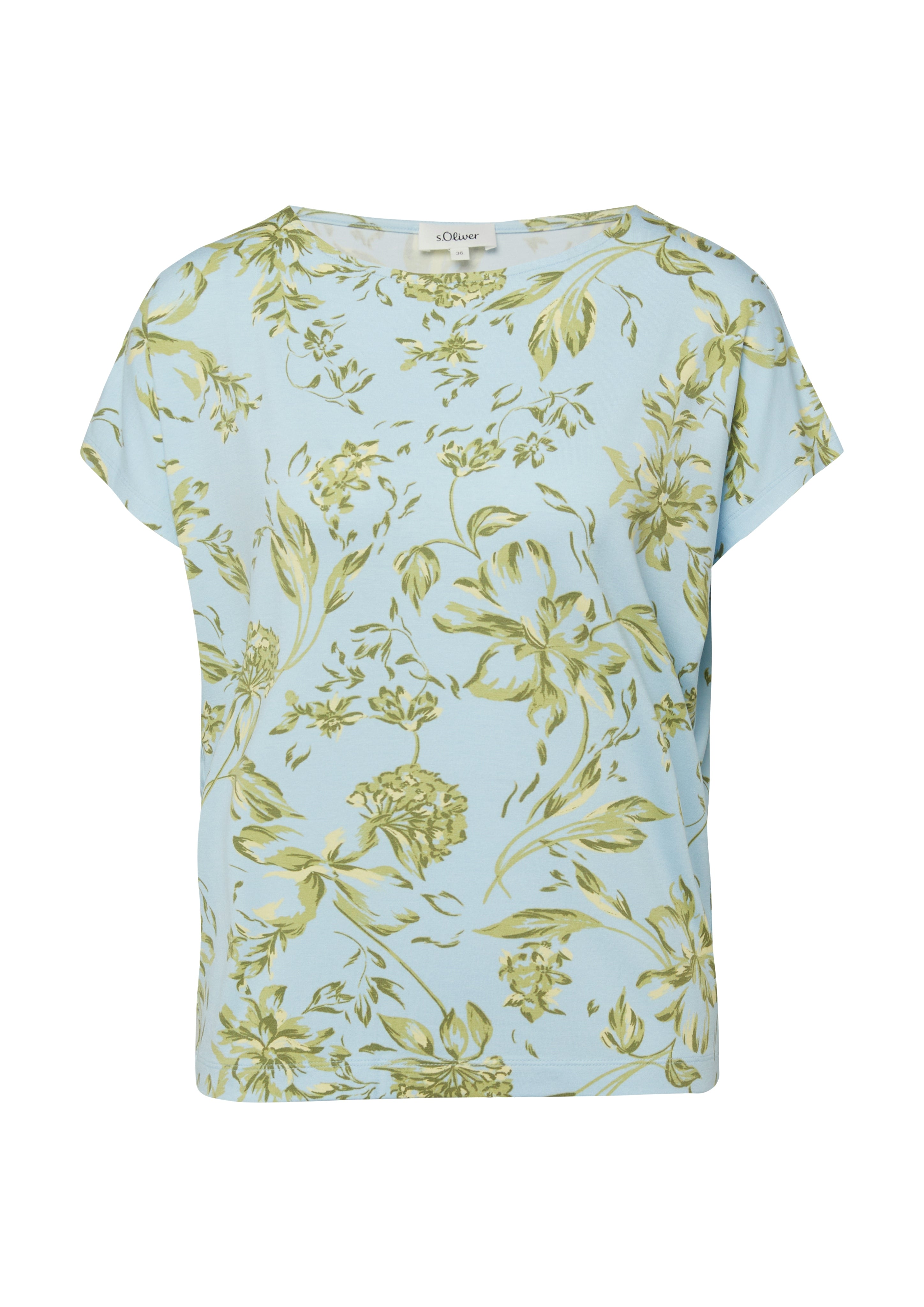 S. Oliver red Damen T-Shirts Blue