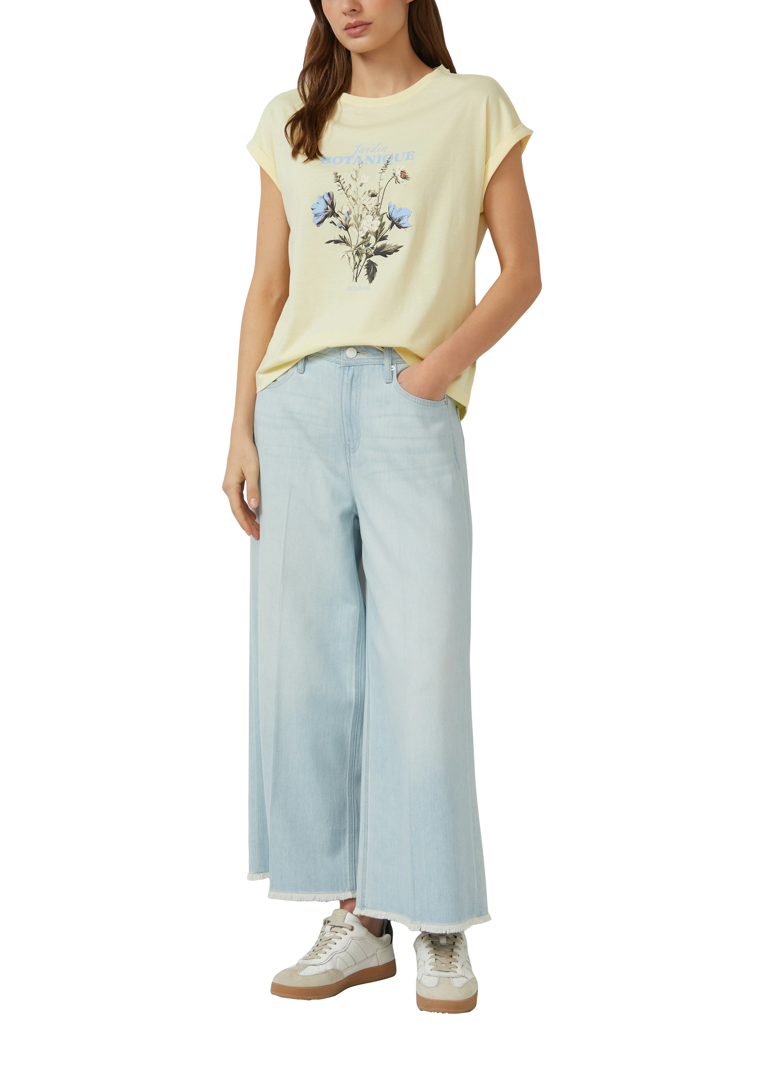 S. Oliver red Damen T-Shirts Yellow