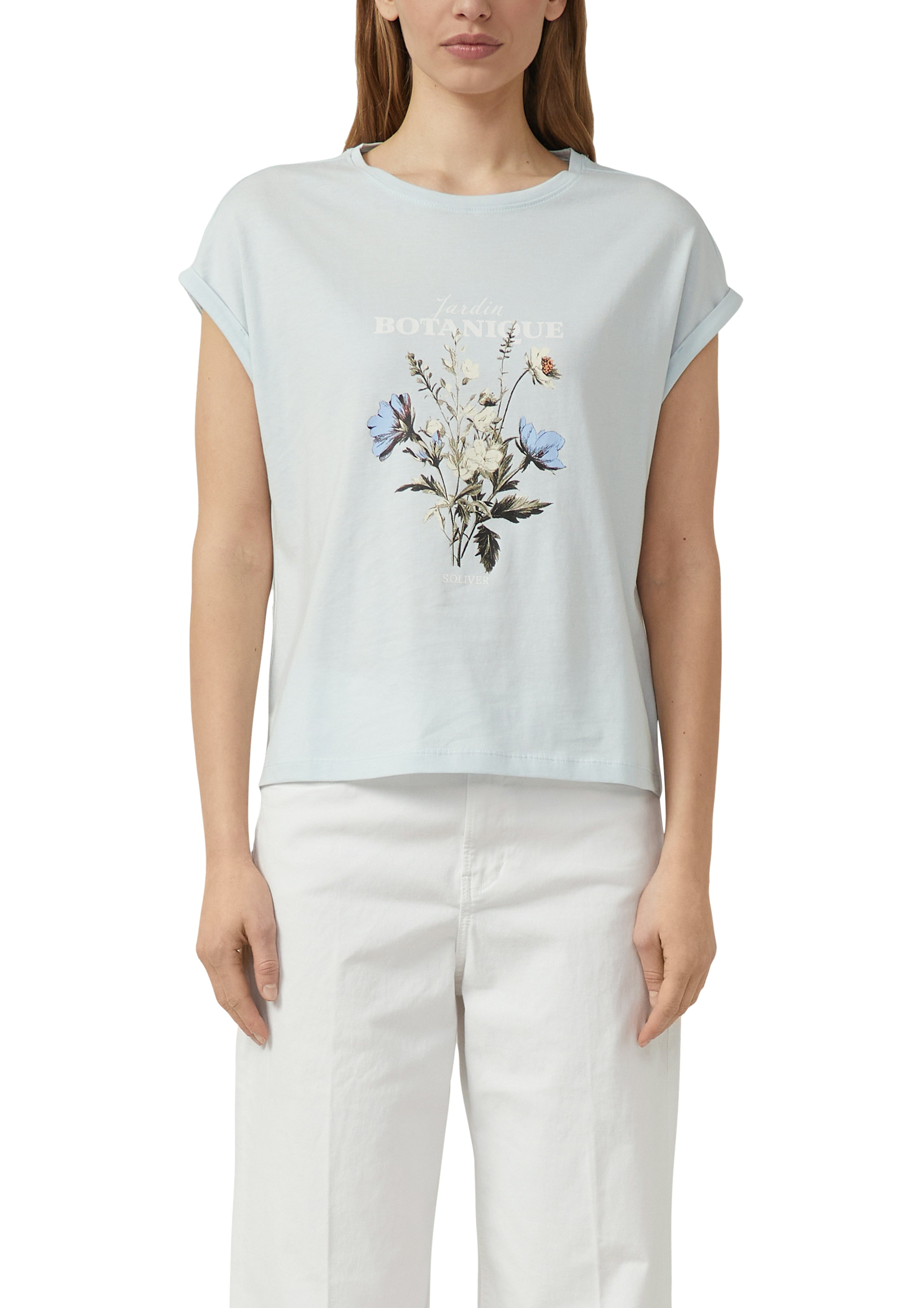 S. Oliver red Damen T-Shirts Blue