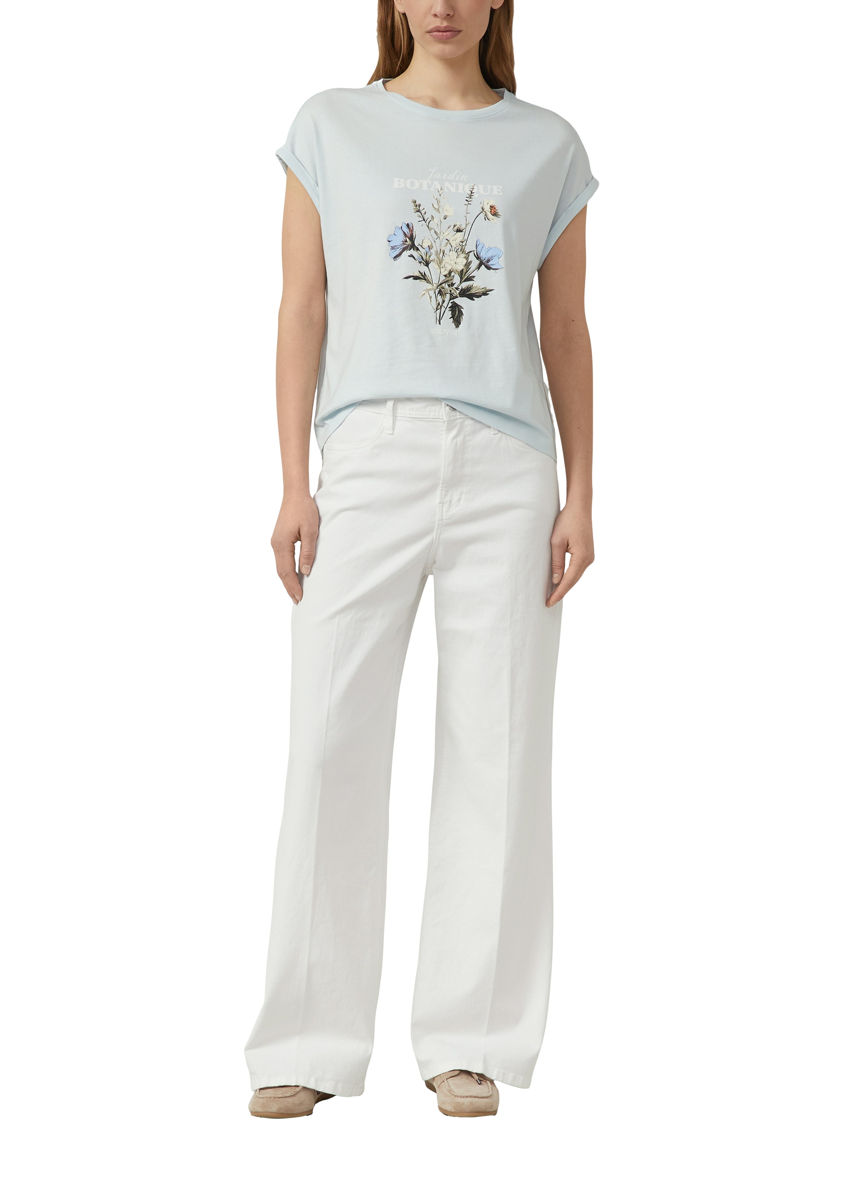 S. Oliver red Damen T-Shirts Blue