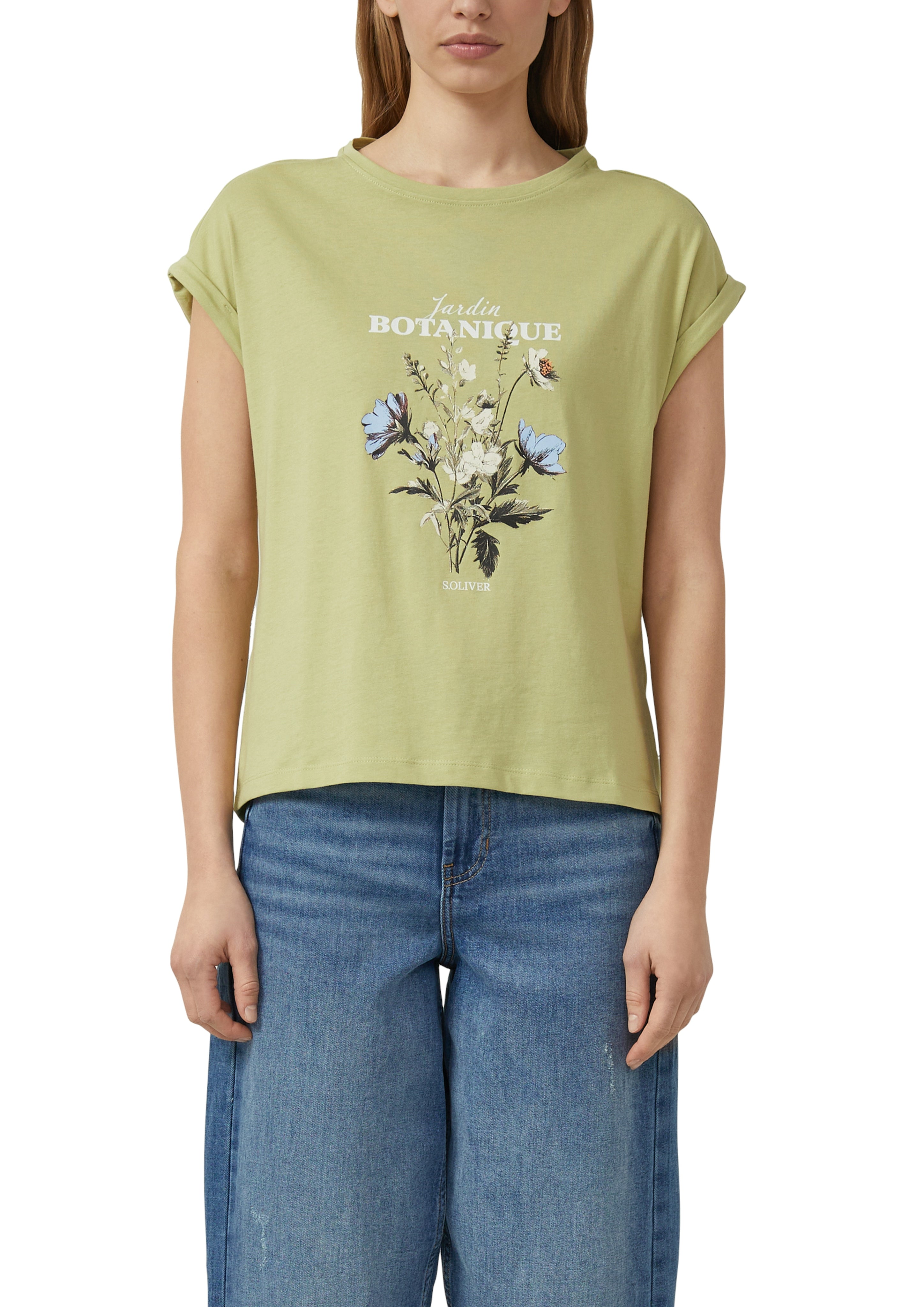 S. Oliver red Damen T-Shirts Green
