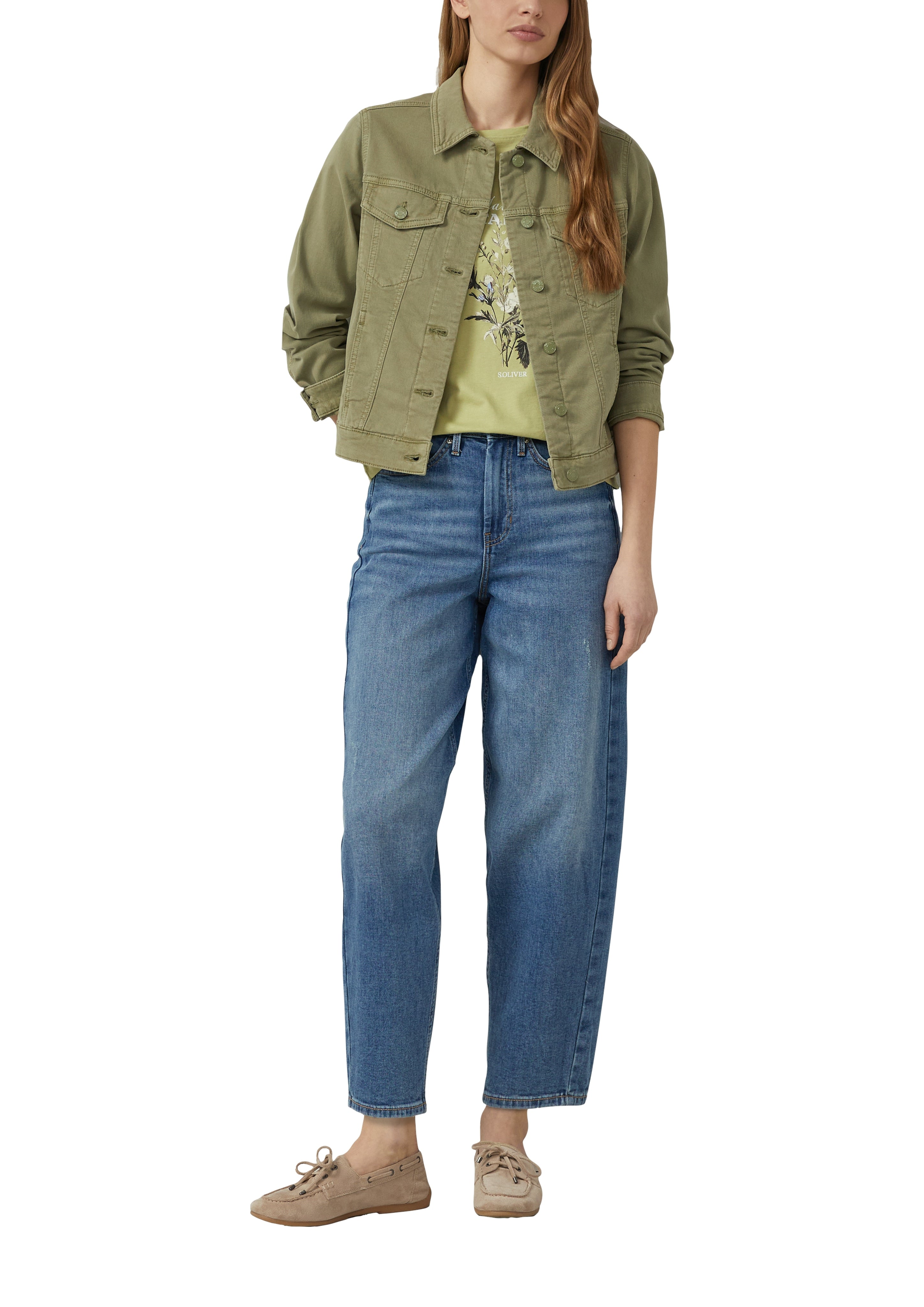 S. Oliver red Damen T-Shirts Green