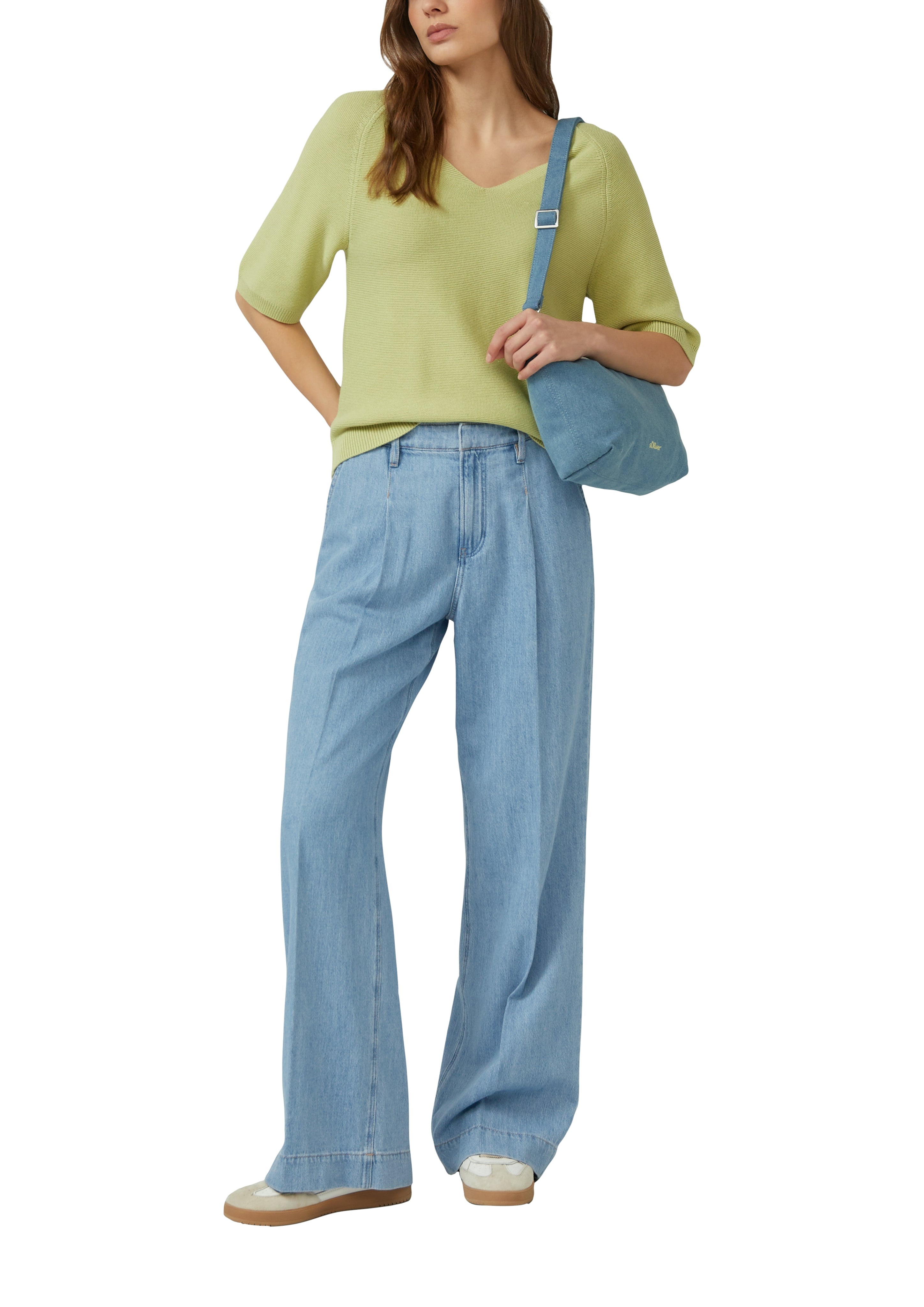 S. Oliver red Damen Pullover Green
