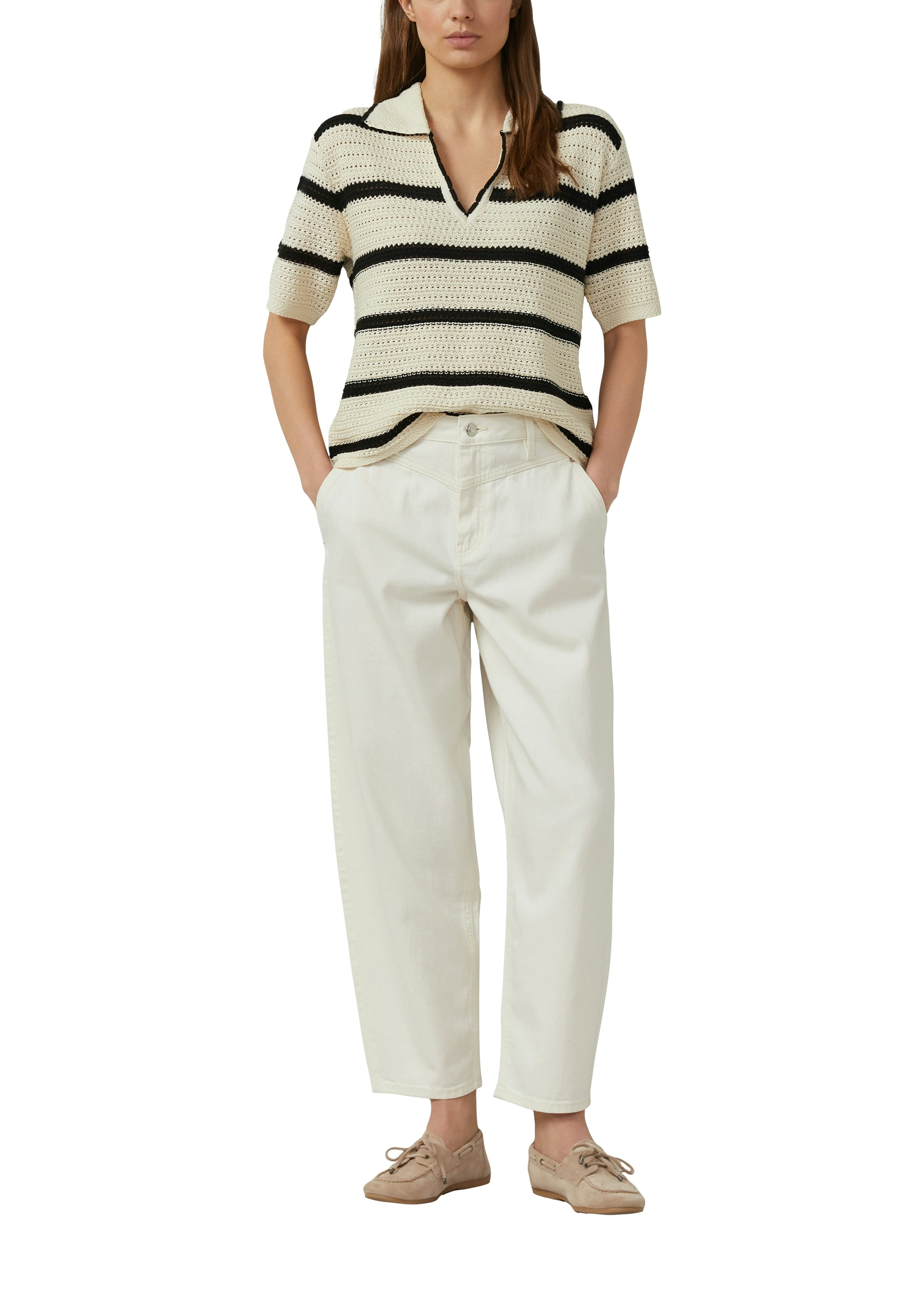 S. Oliver red Damen Pullover Brown