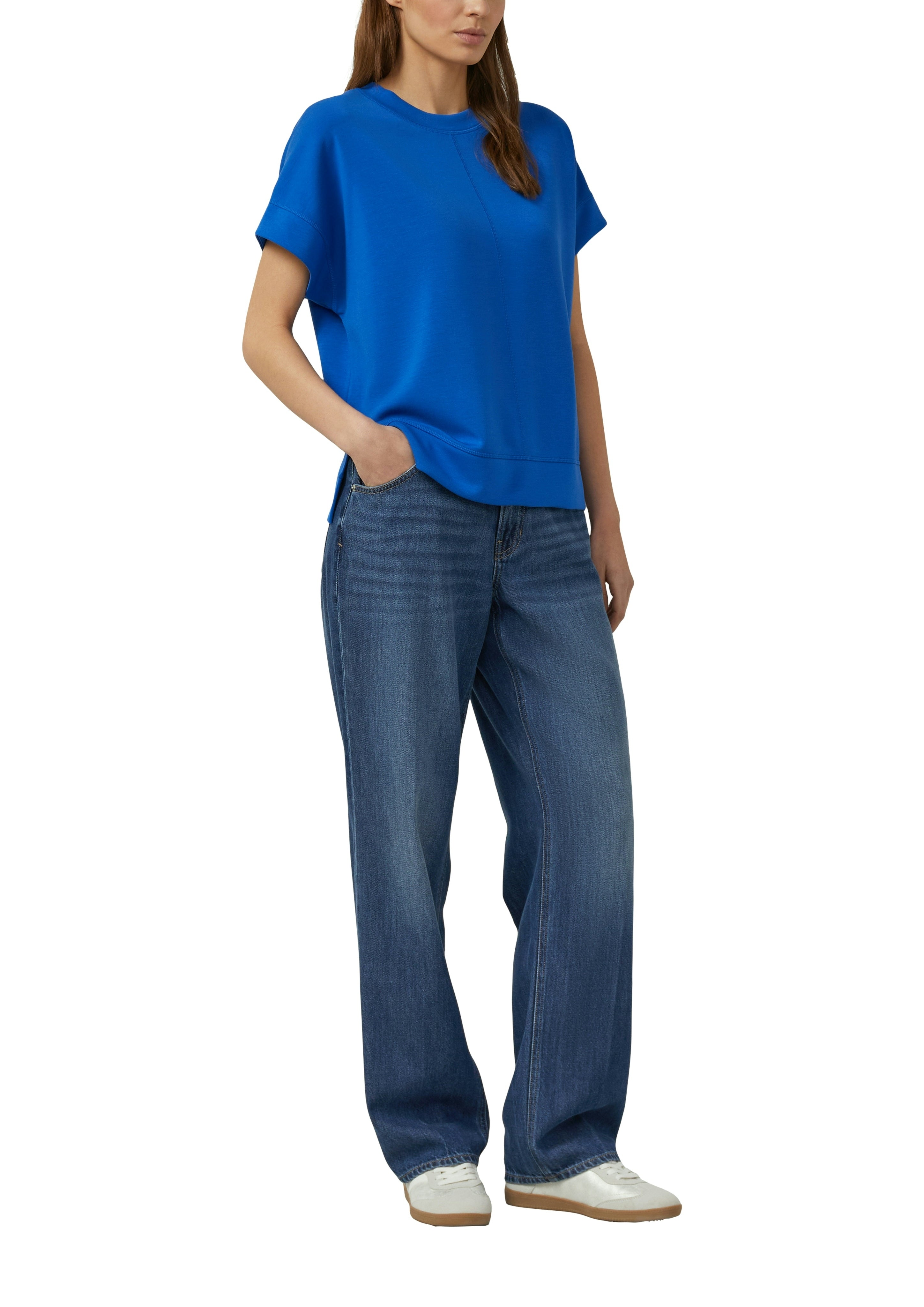 S. Oliver red Damen Sweatshirts Blue