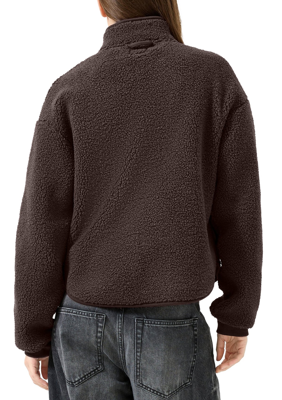 QS by S.Oliver Damen Sweatshirts Brown