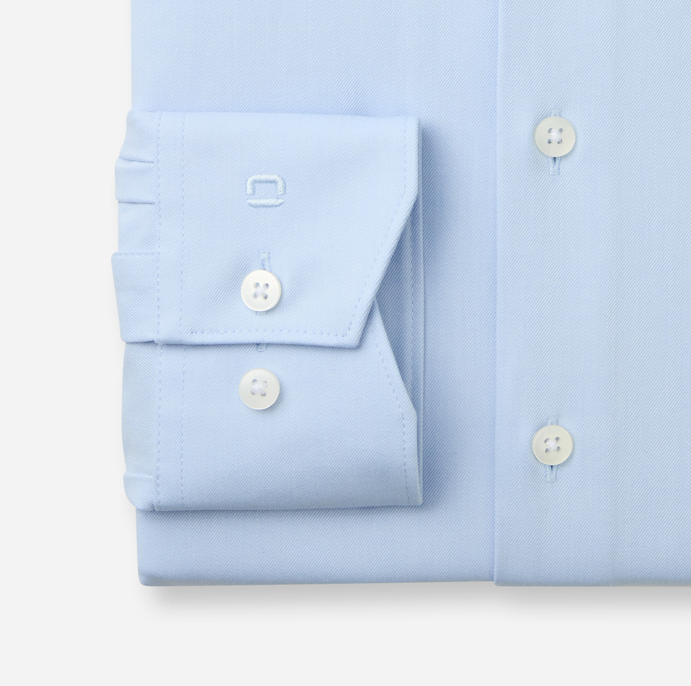 Olymp Herren Hemden lang  Bleu