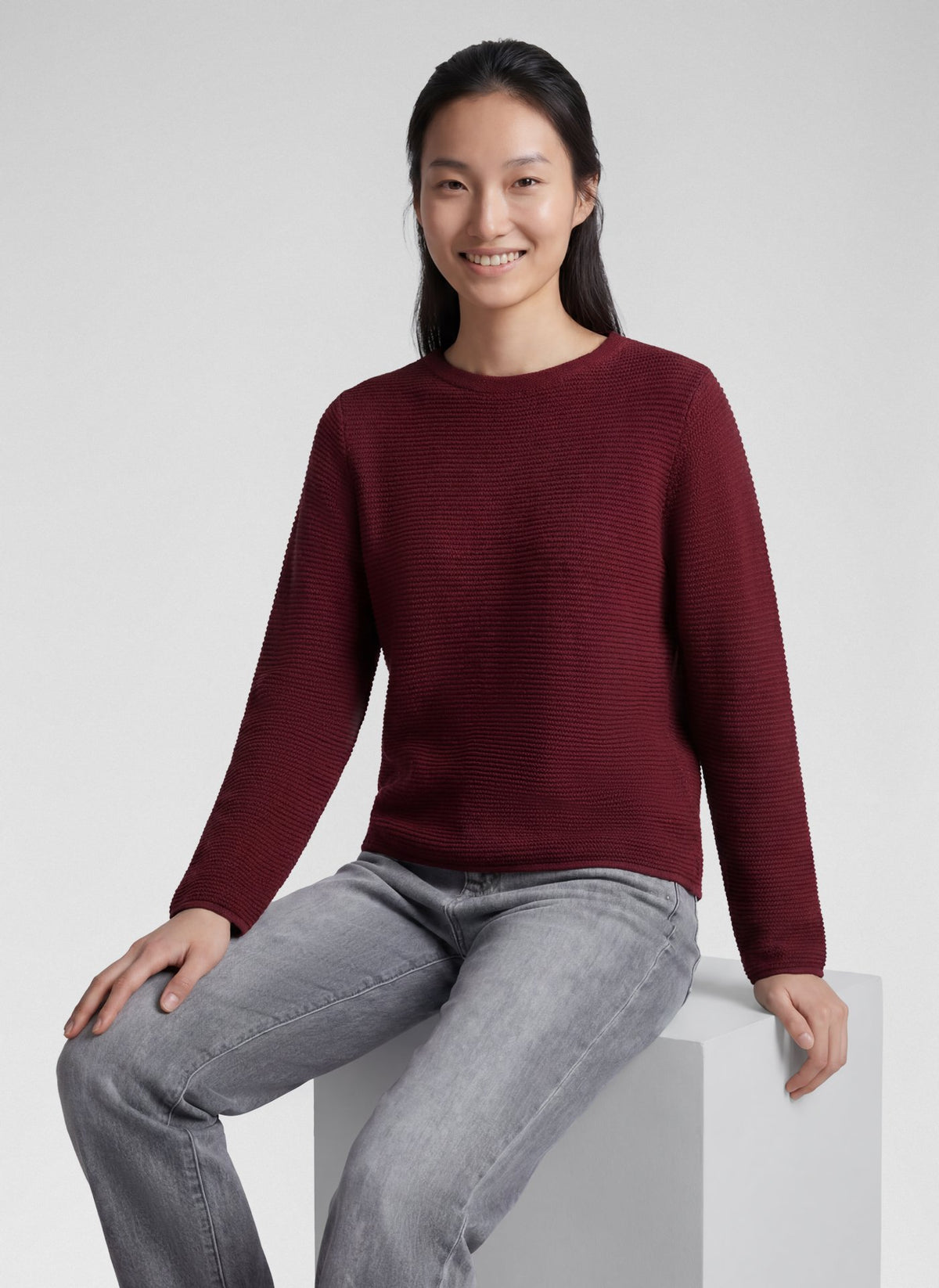 Rabe Damen Pullover Merlot