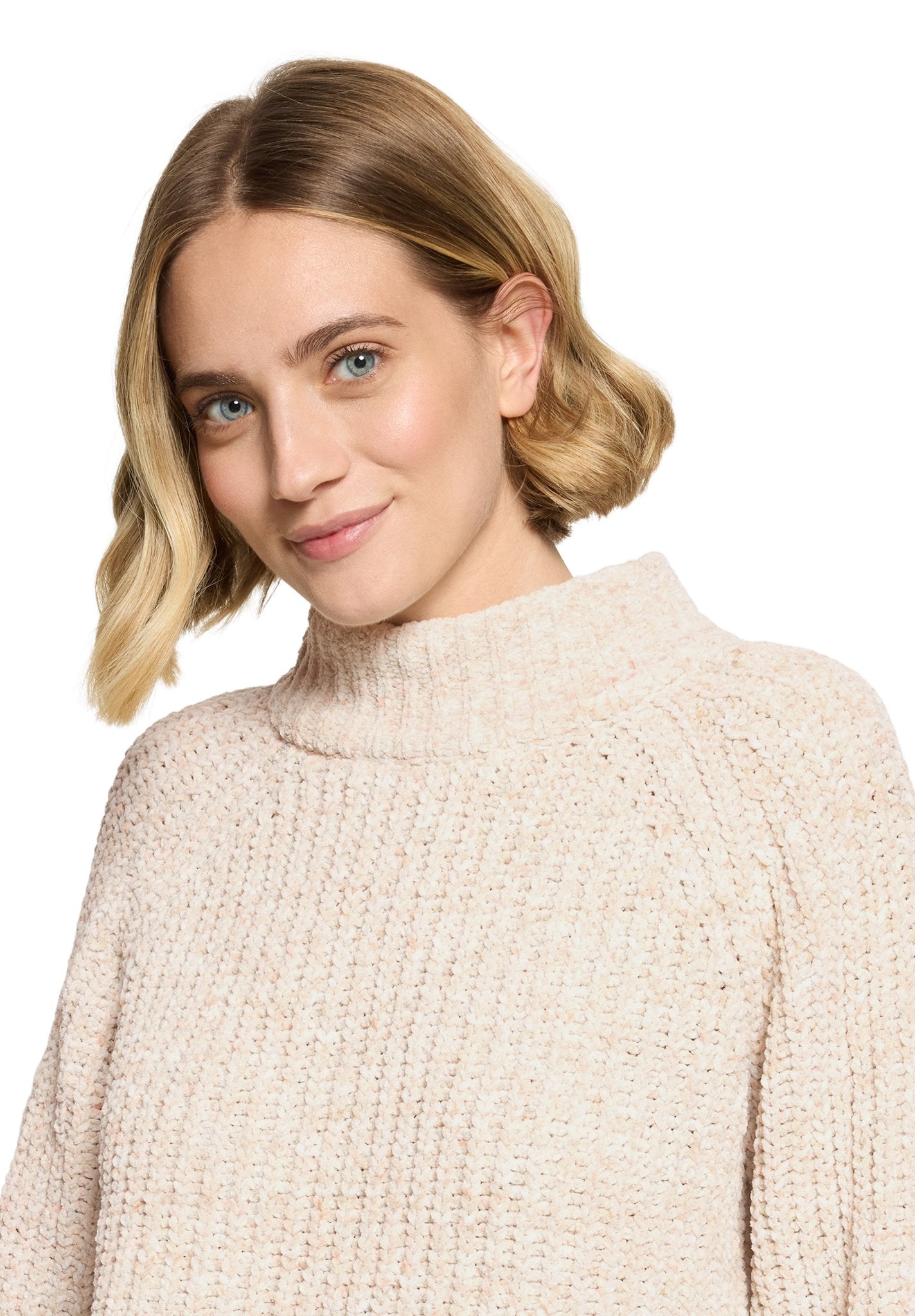 Cartoon Damen Pullover Cream/Green