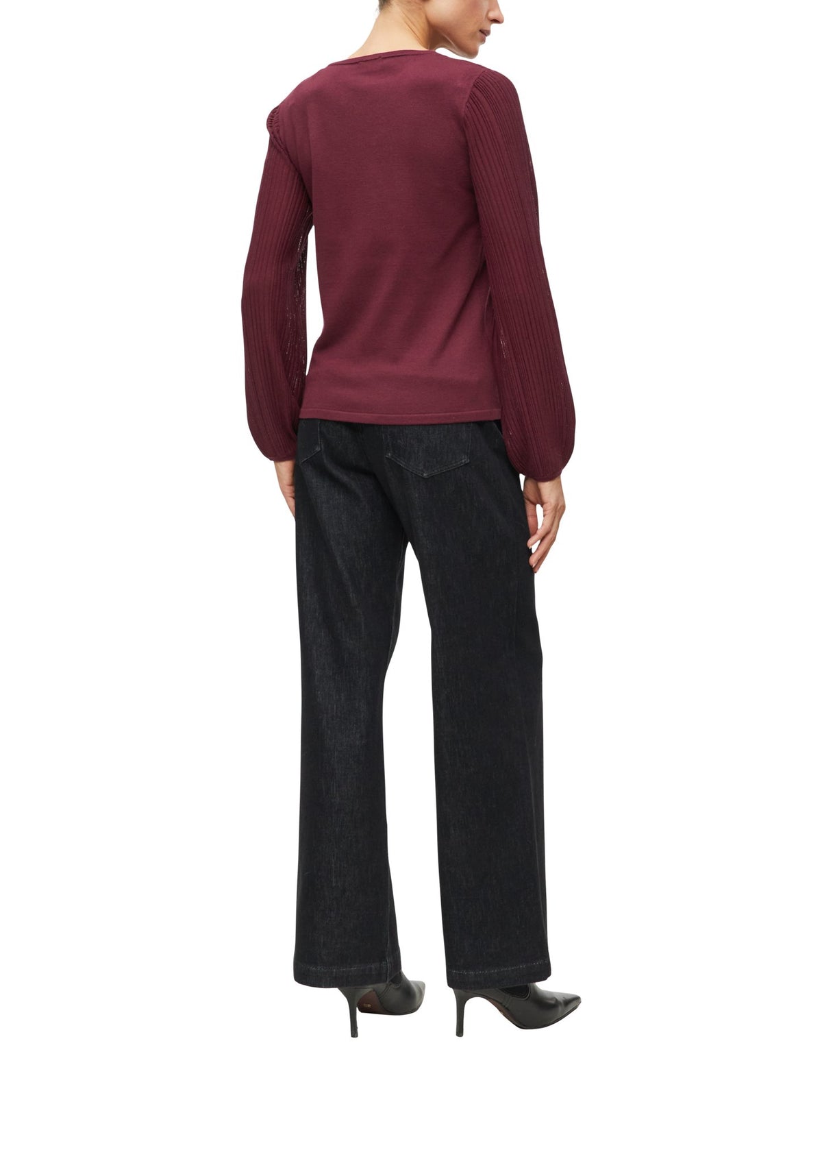 S. Oliver black Damen Pullover  Lilac/Pink