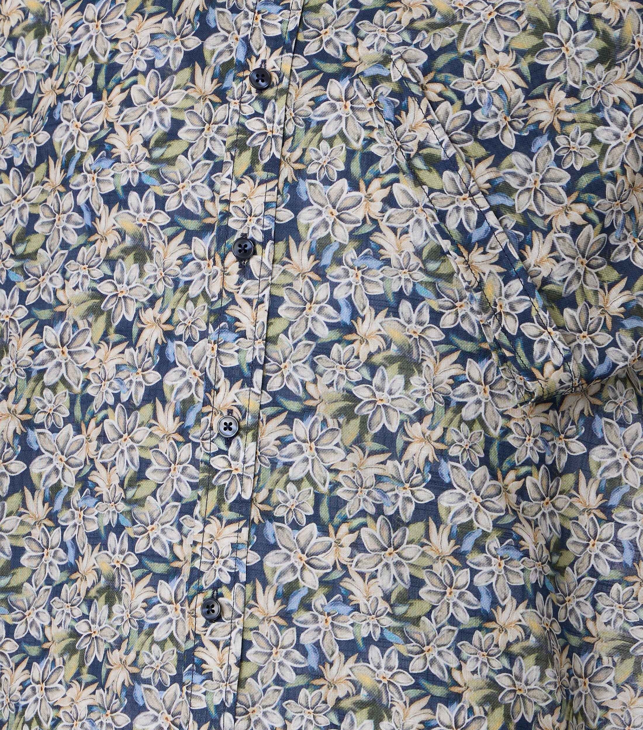 Casa Moda Herren Hemden kurz  Blau