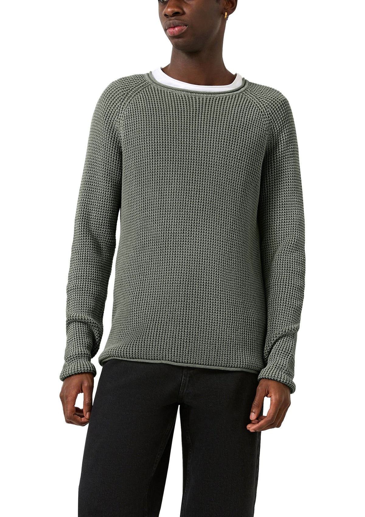 QS by S.Oliver Herren Pullover Grey/Black