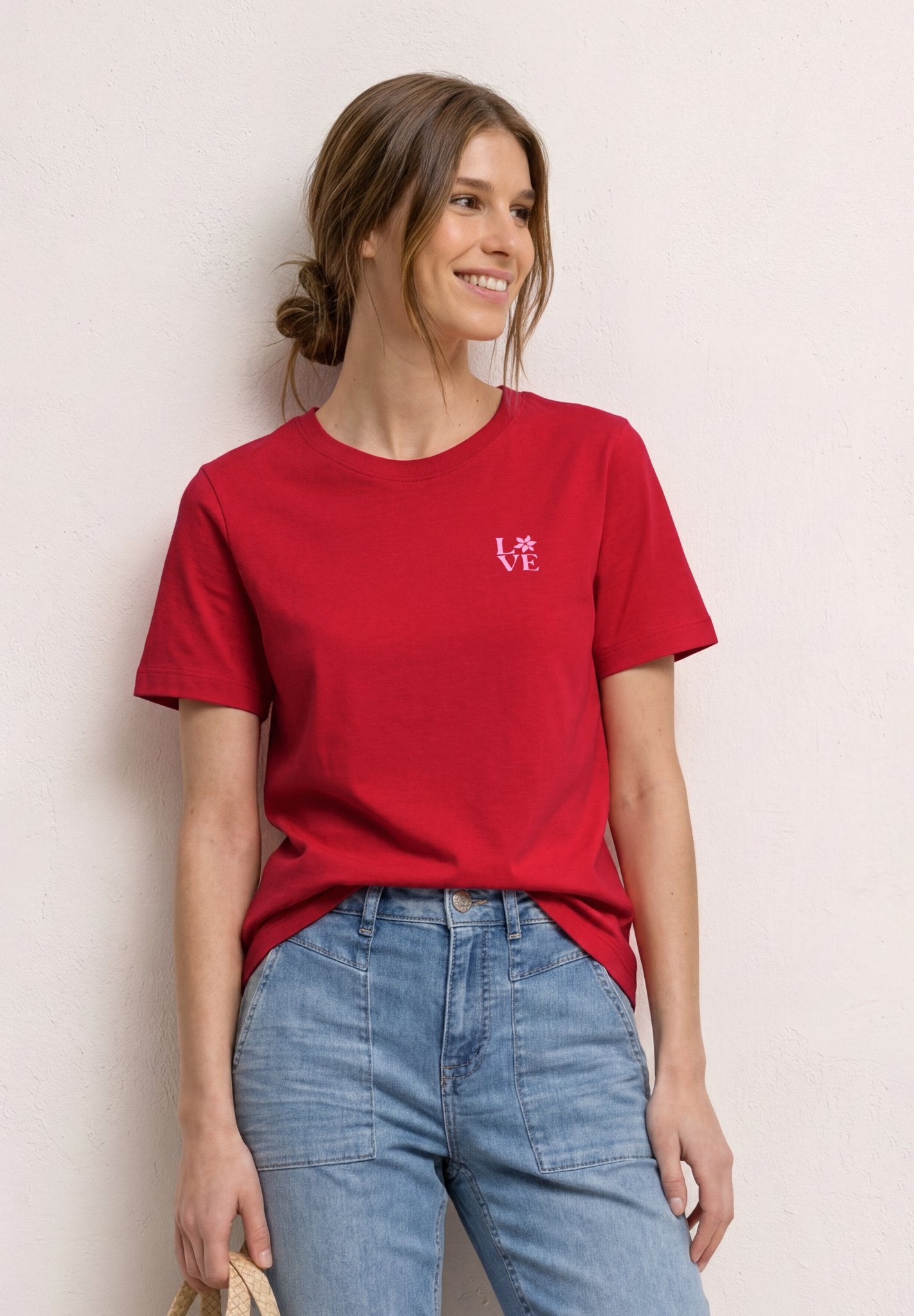 Street One Damen T-Shirts  Salsa Red