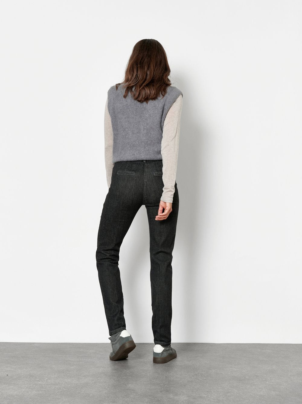 Toni Dress Damen Jeans Dark Grey