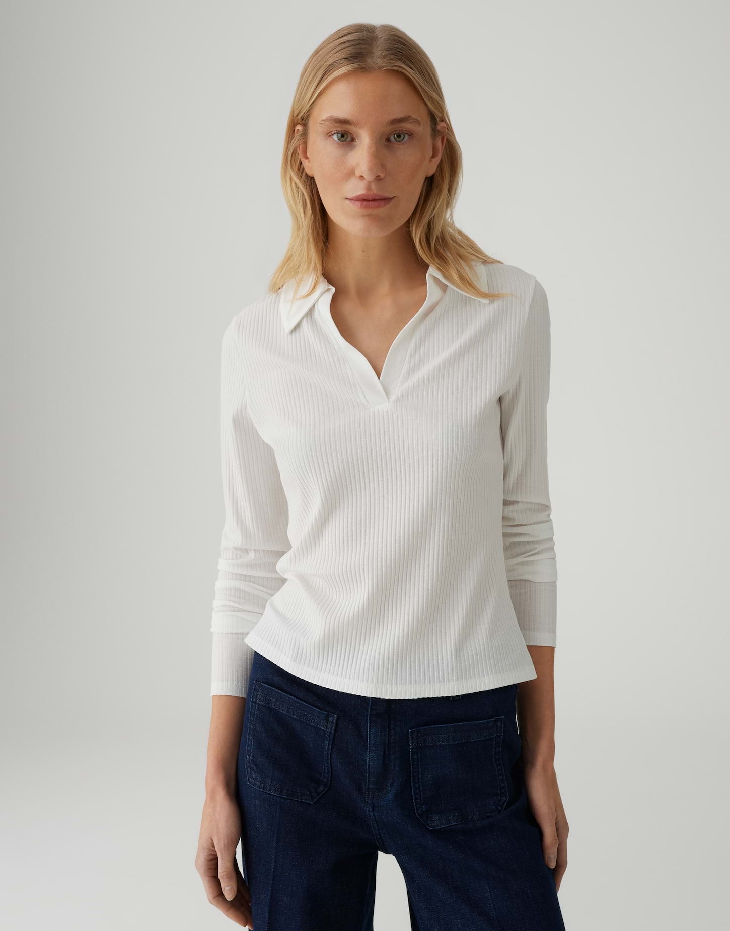Opus Damen T-Shirts Milk