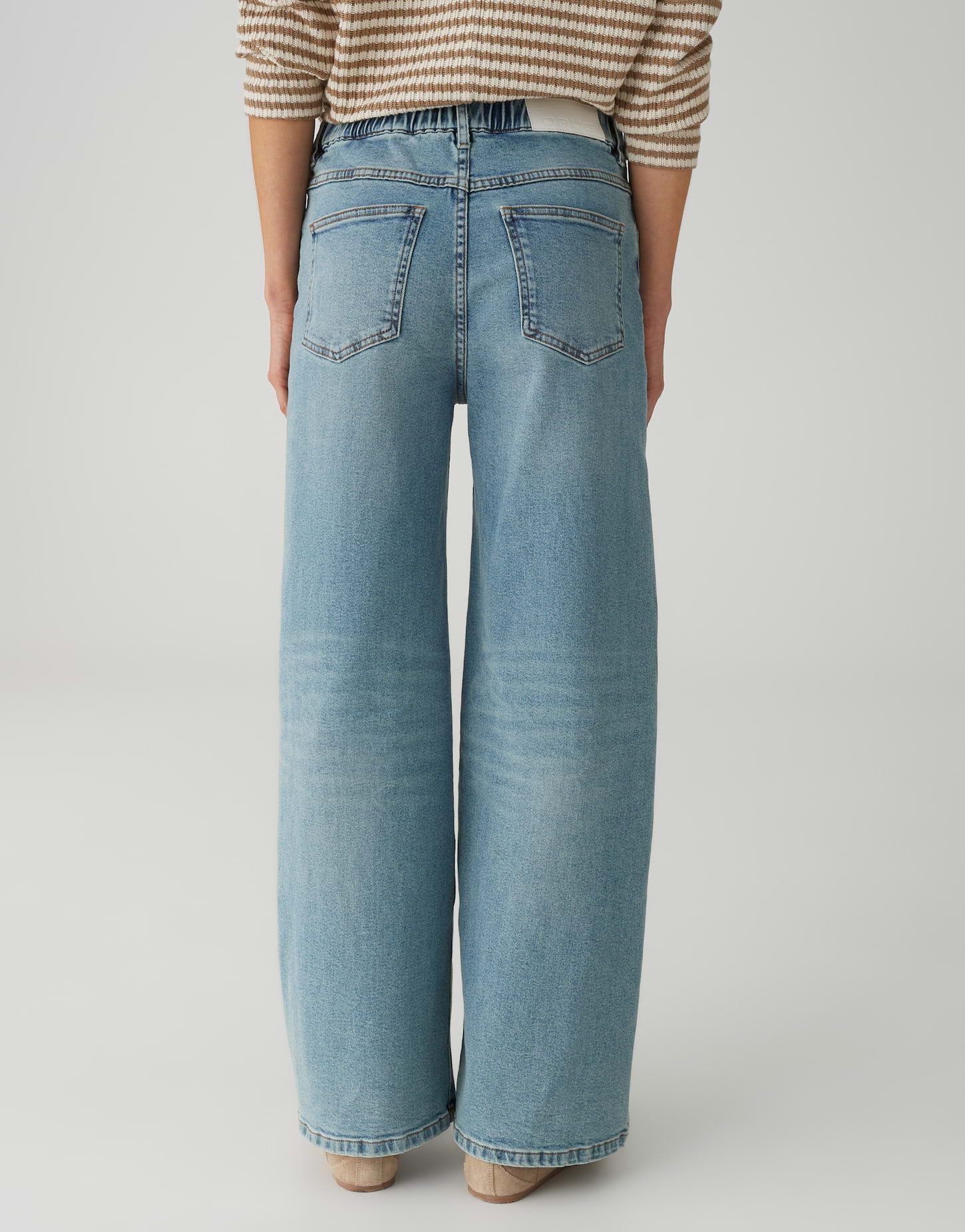 Opus Damen Jeans Light Retro Blu