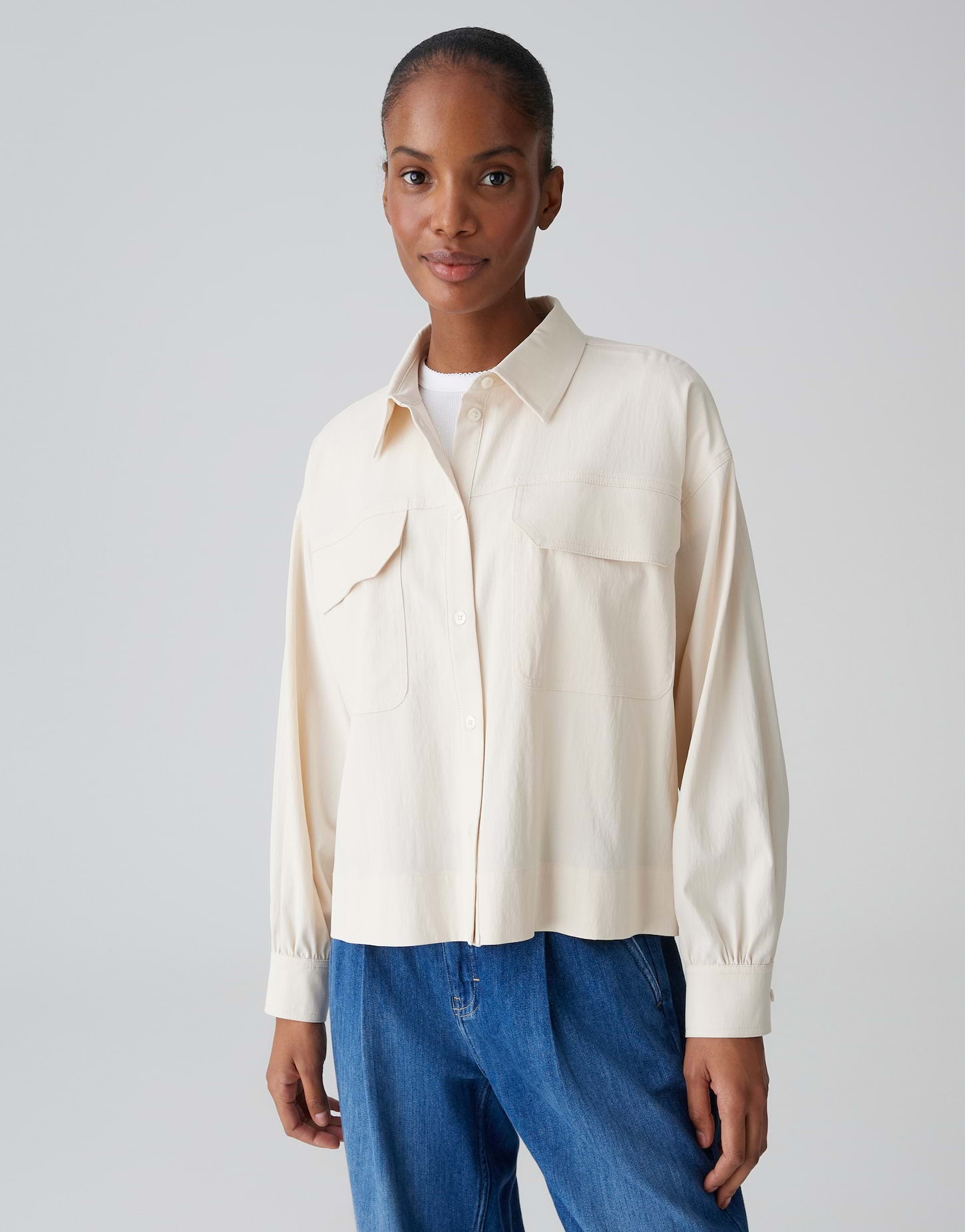 Opus Damen Blusen Natural Glaze