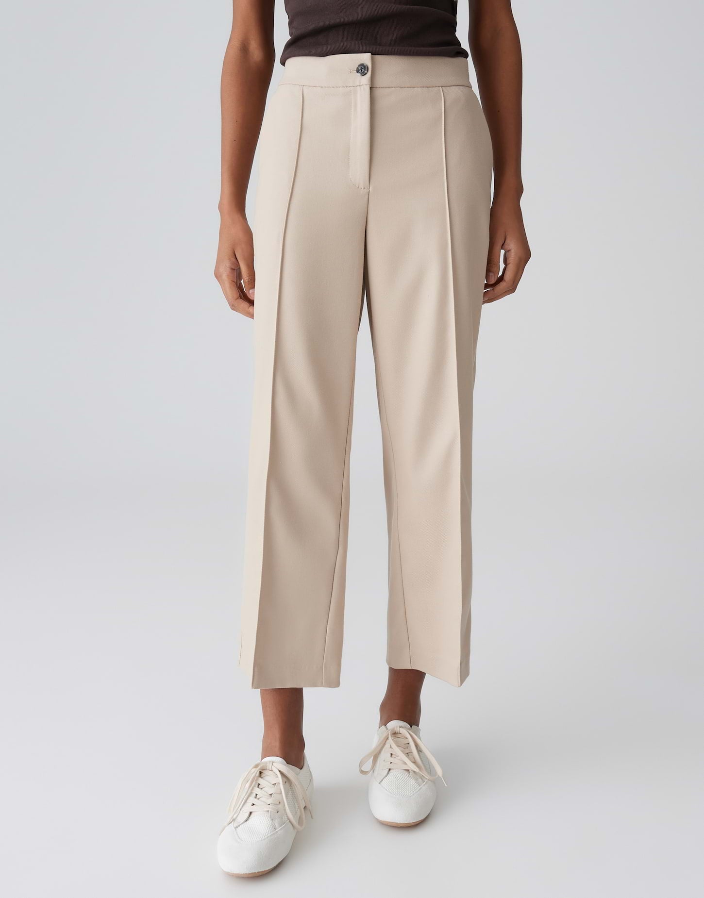 Opus Damen Hosen Soft Oat