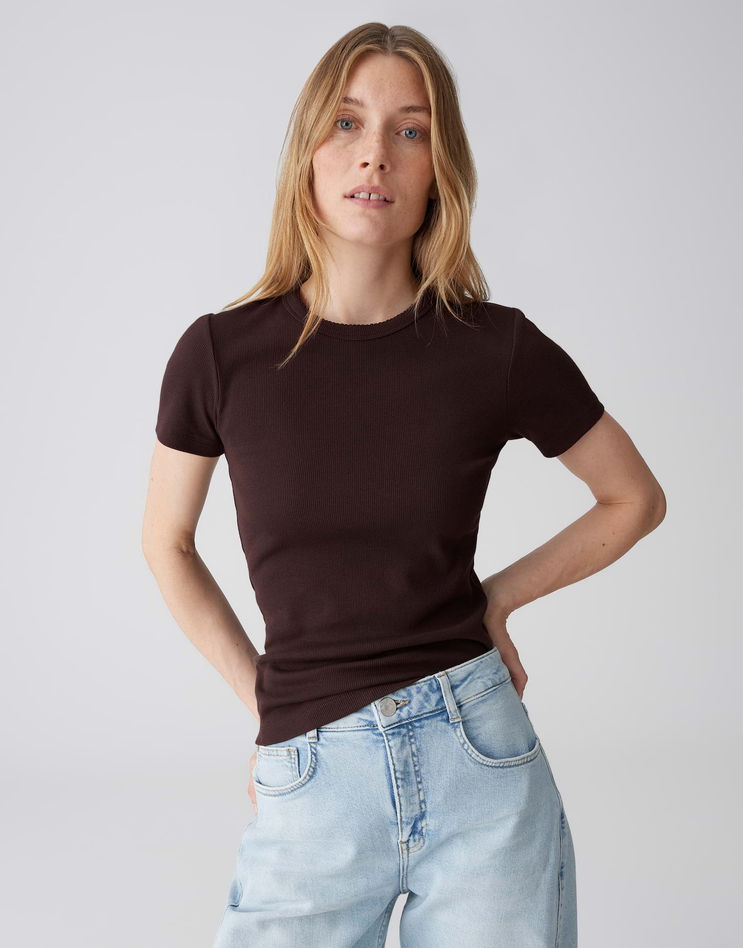 Opus Damen T-Shirts Coffee Bean
